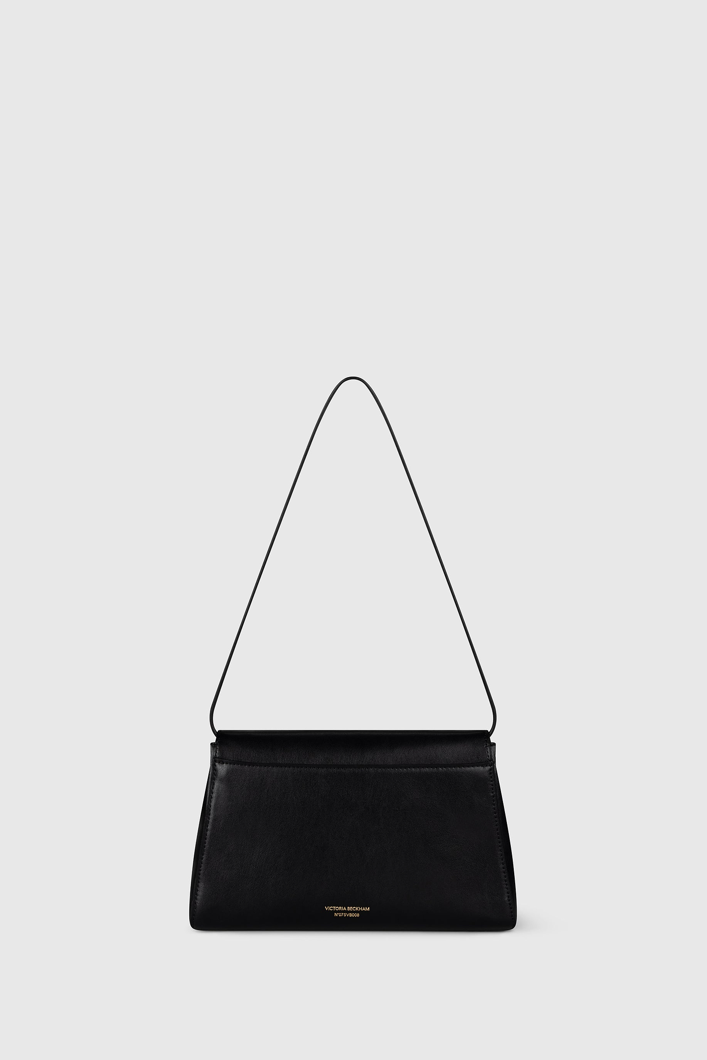 Dorian Trapeze Bag Black Shiny Calf Leather