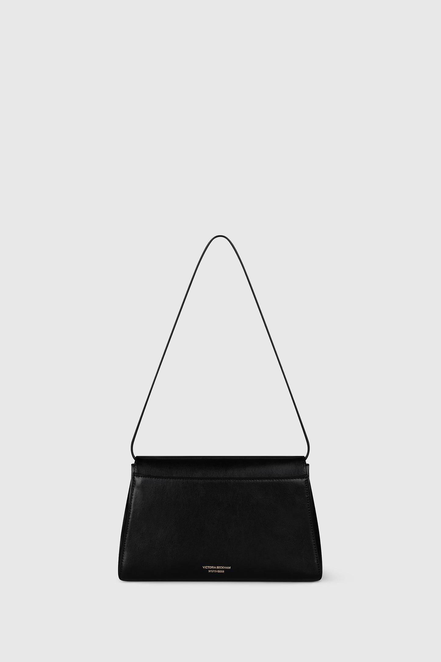 Dorian Trapeze Bag Black Shiny Calf Leather