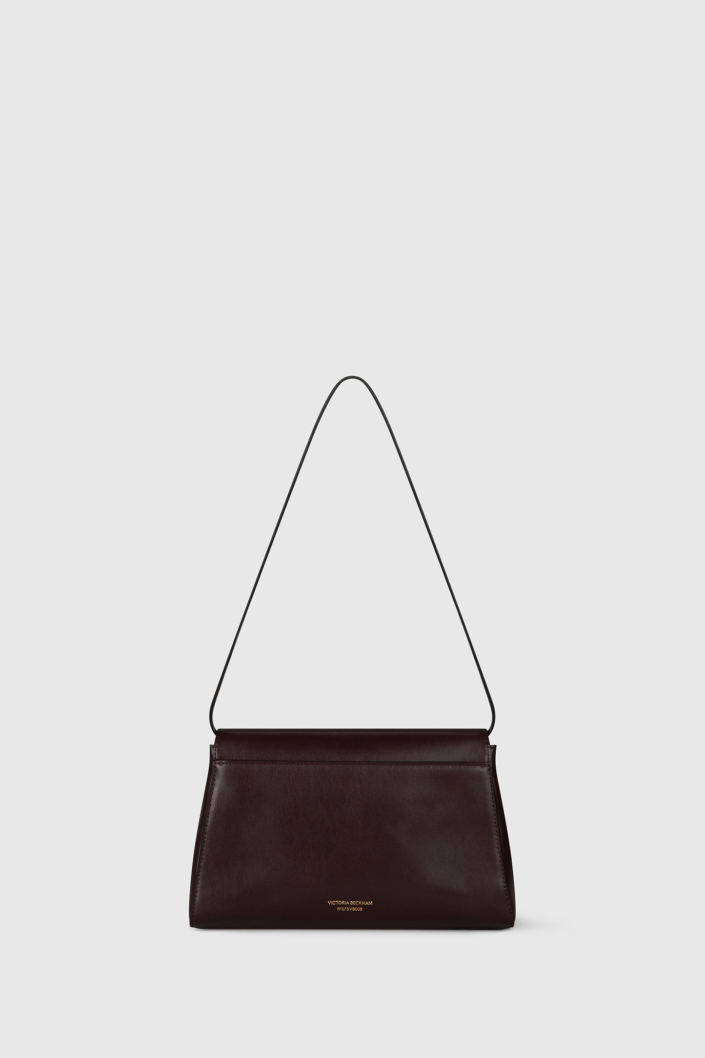 Dorian Trapeze Bag Burgundy Shiny Calf Leather