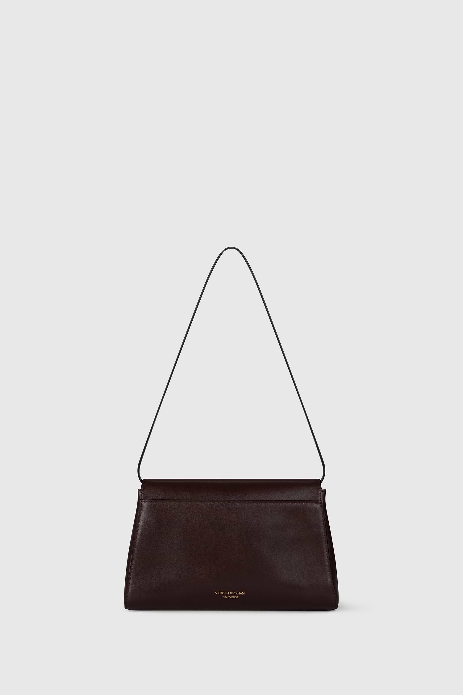 Dorian Trapeze Bag Burgundy Shiny Calf Leather