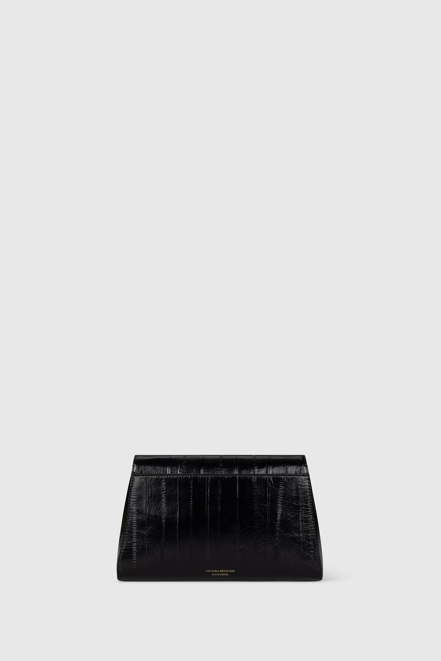 Dorian Trapeze Bag Black Printed Leather