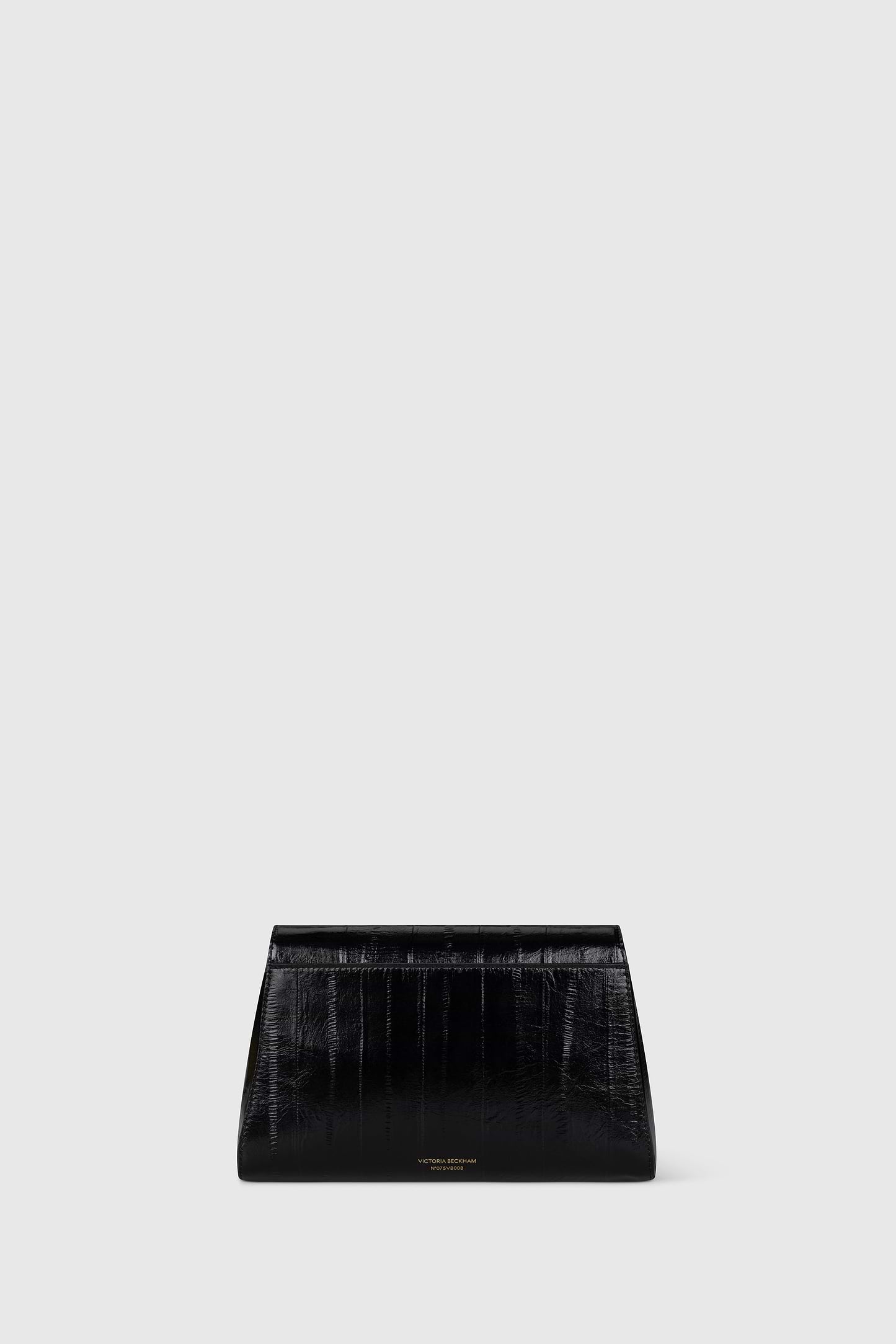 Dorian Trapeze Bag Black Printed Leather