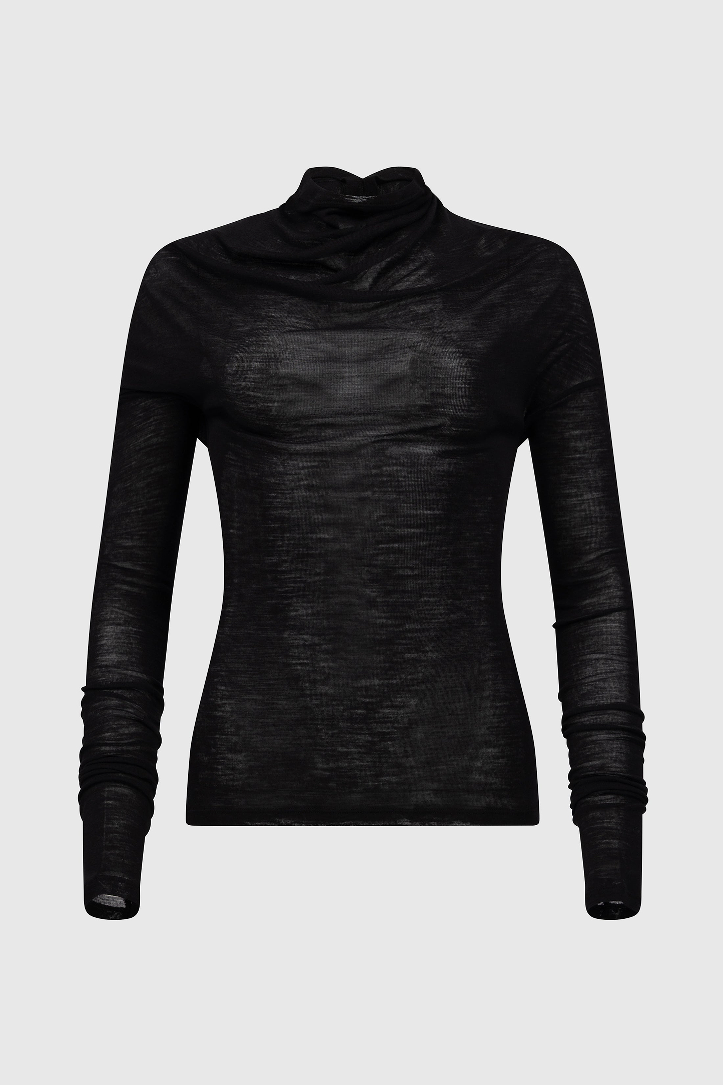 Draped Top In Black