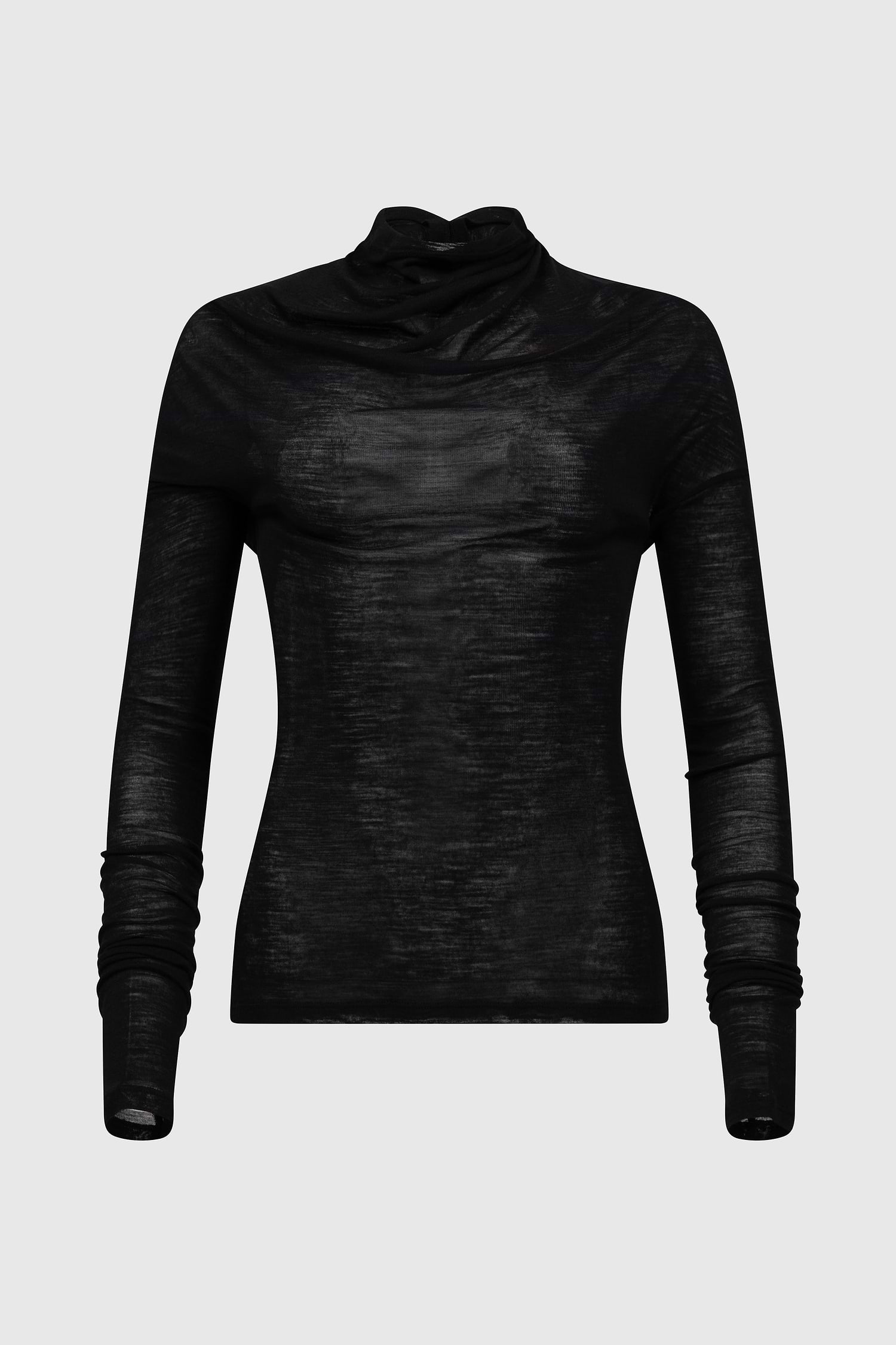 Draped Top In Black