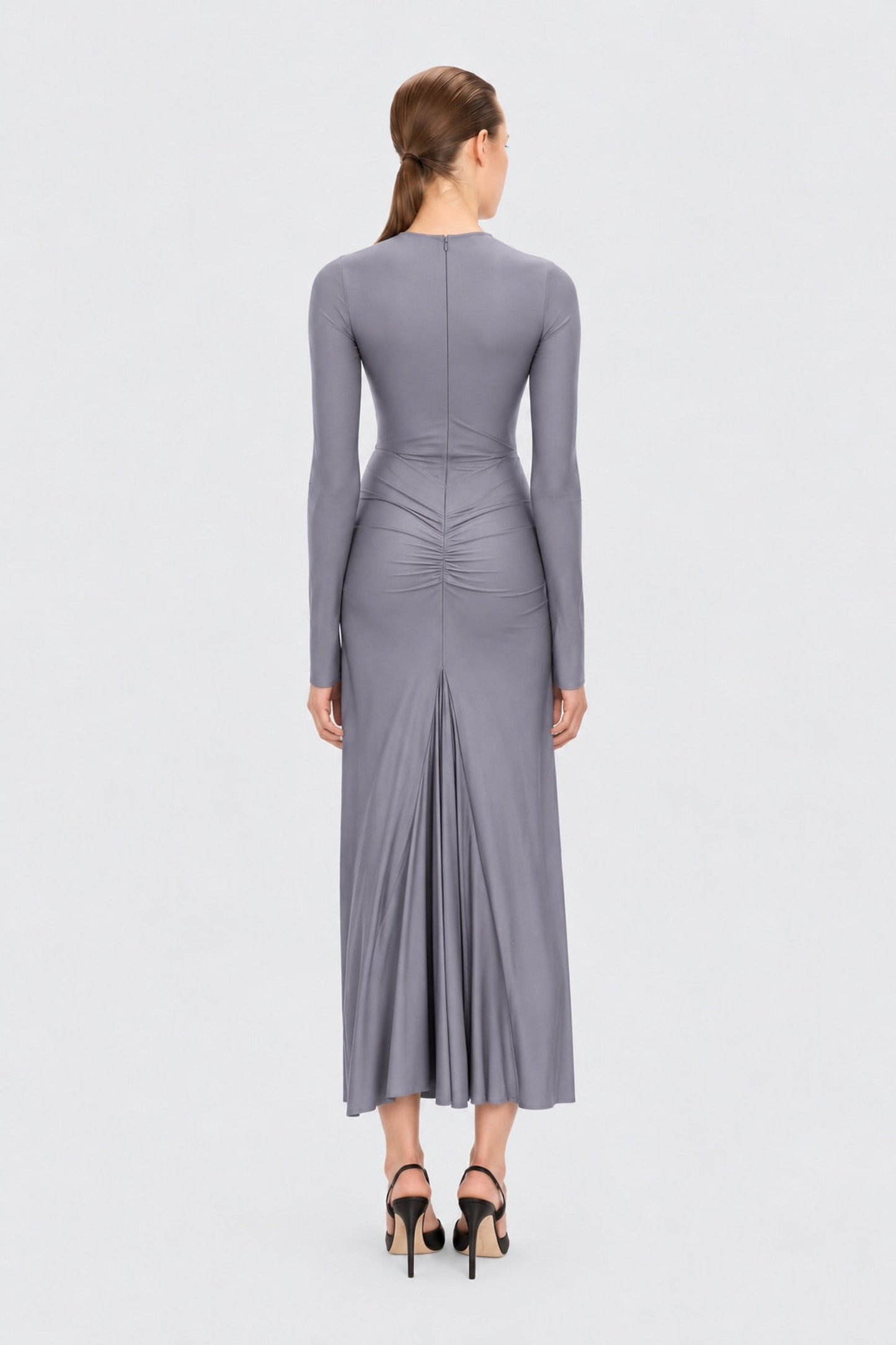 Frances Midi Dress In Lilac