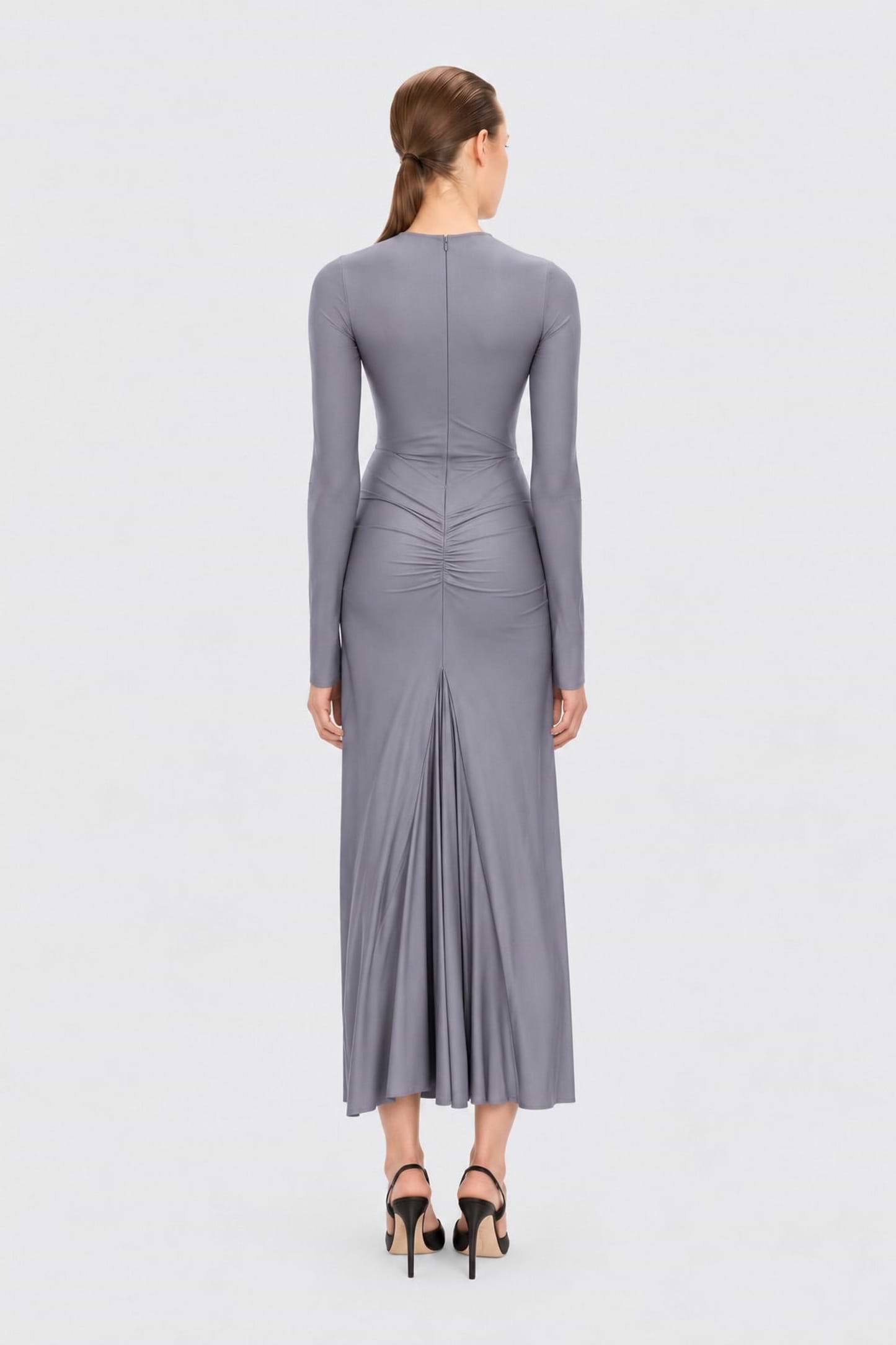 Frances Midi Dress In Lilac