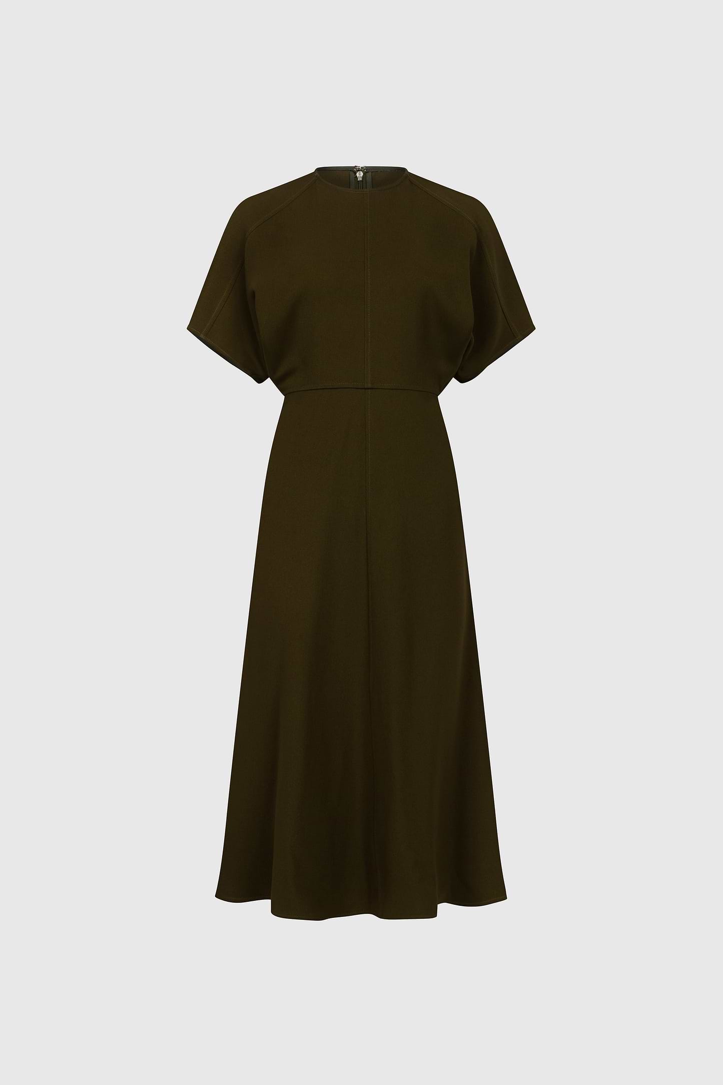 Eleanor Midi Dress In Green