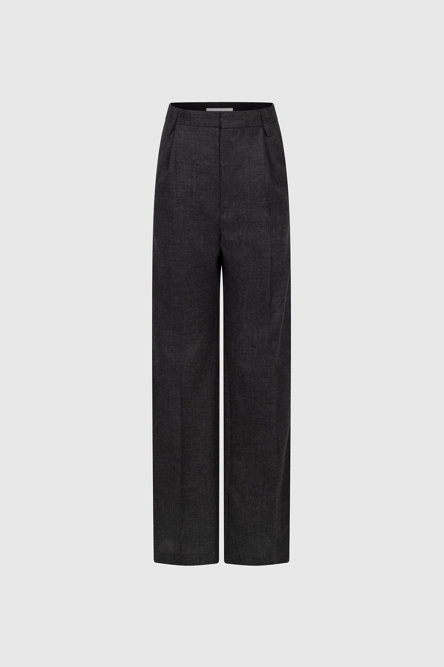 Ethel Trouser In Dark Grey Melange