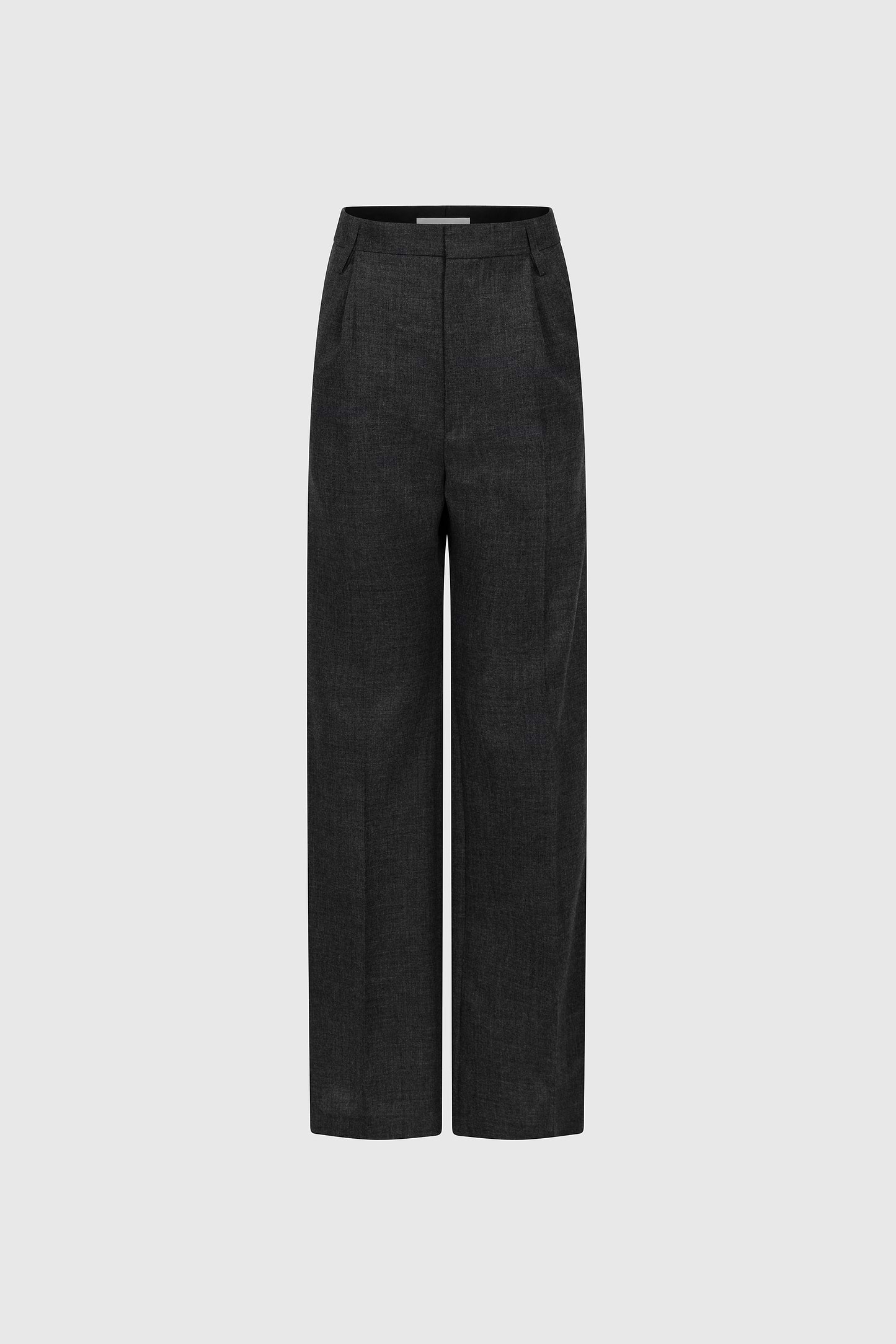 Ethel Trouser In Dark Grey Melange