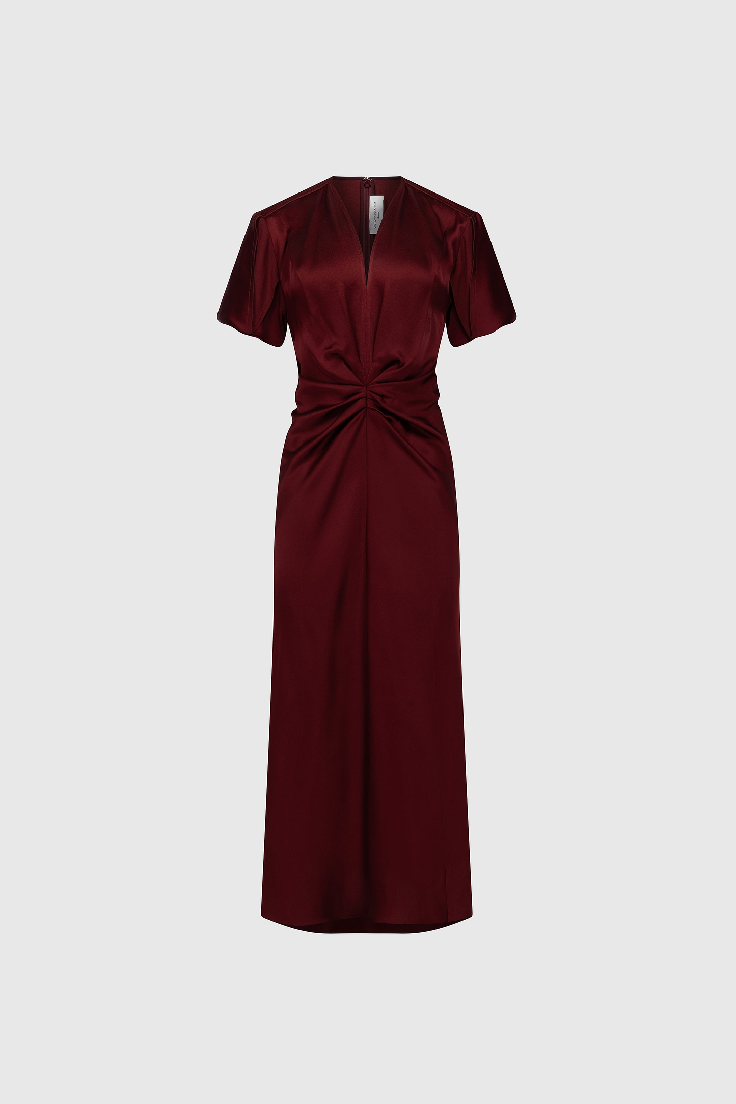 Eve Midi Dress In Burgundy