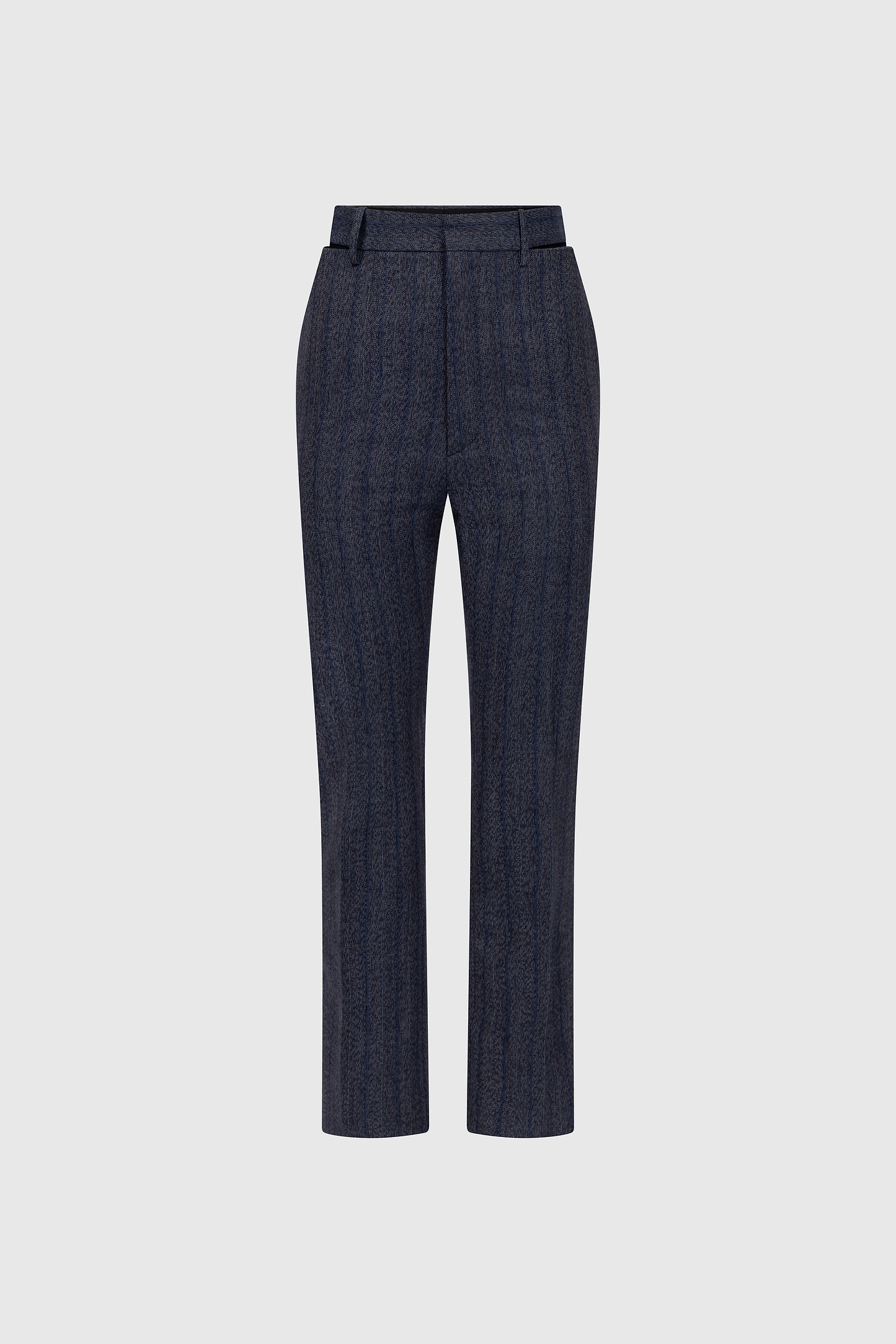 Extended Pocket Trouser In Blue Melange