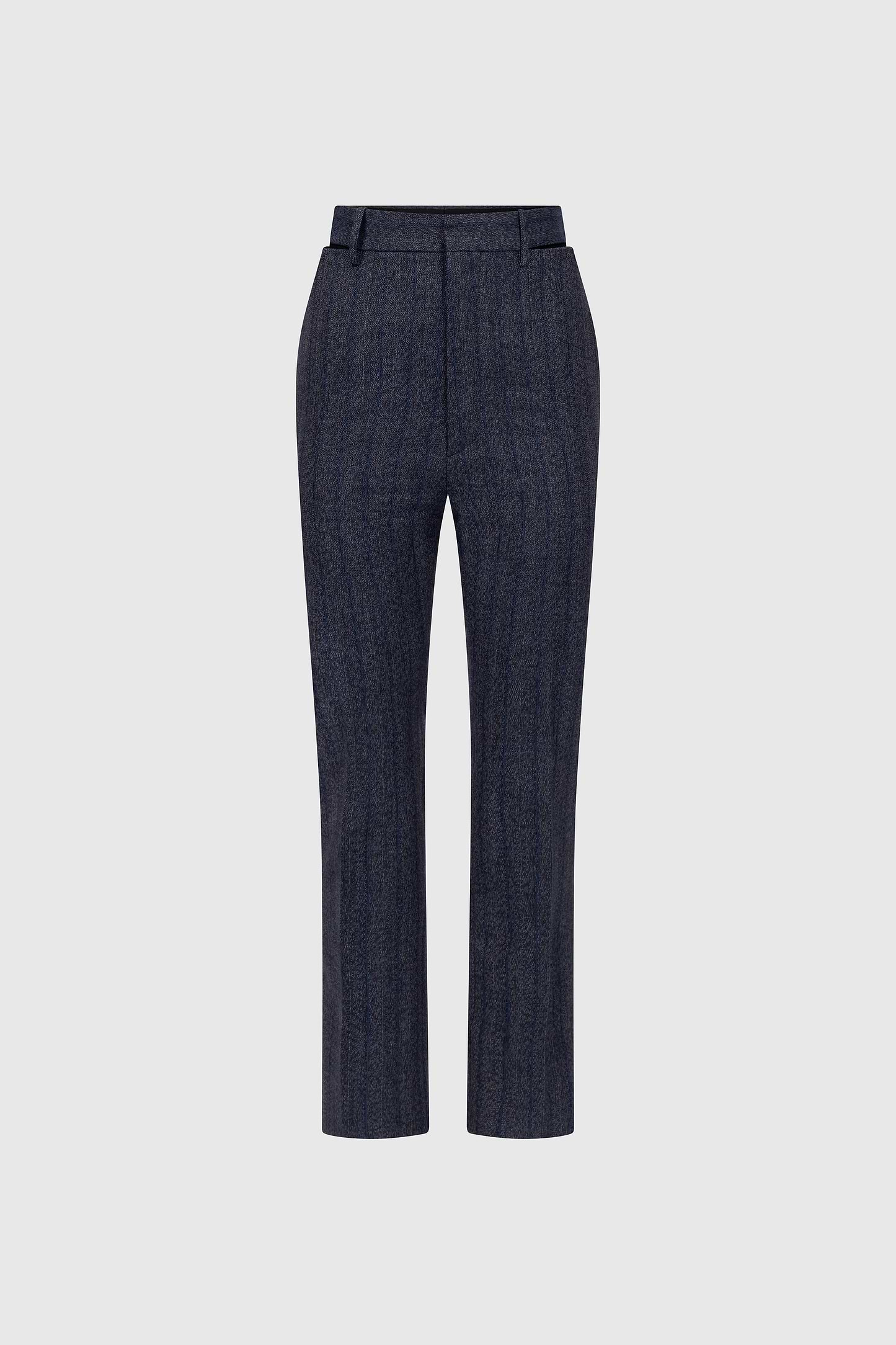 Extended Pocket Trouser In Blue Melange