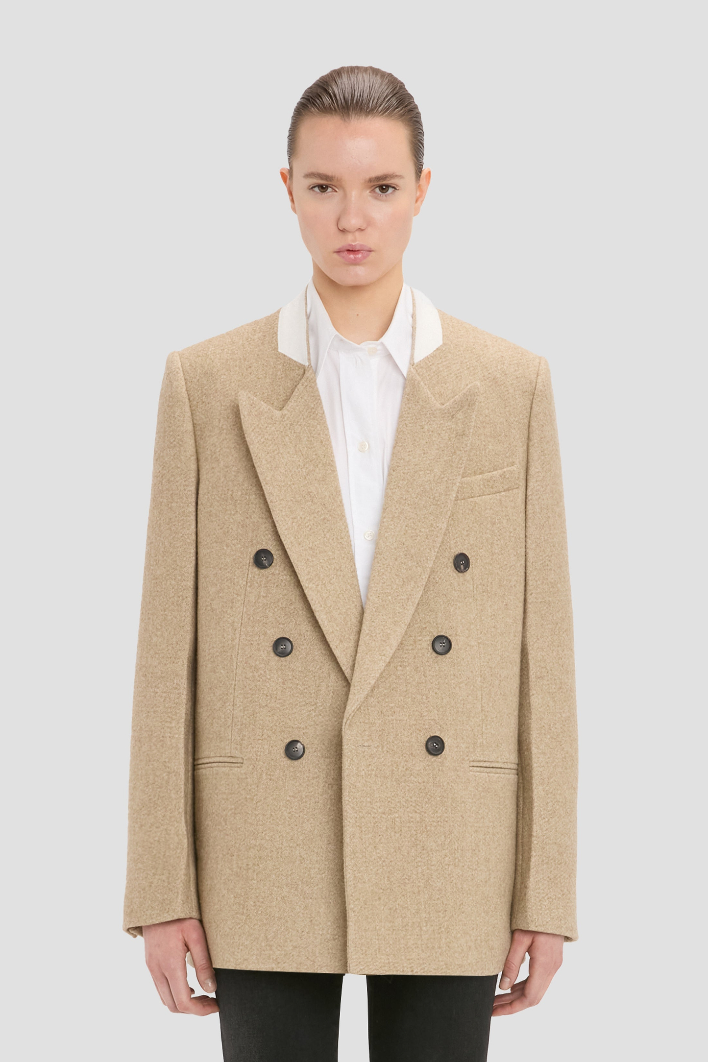 Beatrice Jacket In Camel Melange