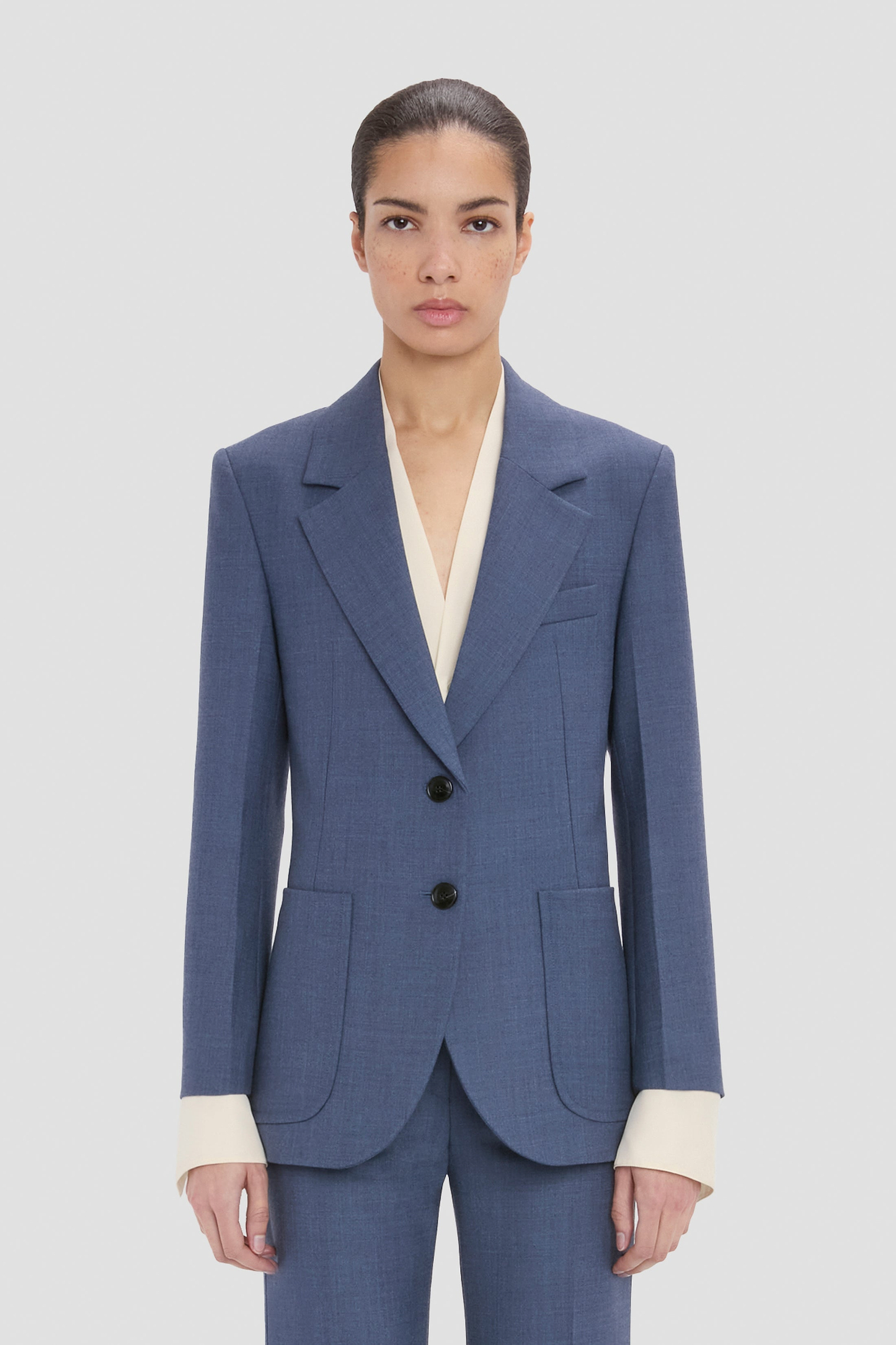 Katherine Jacket In Blue Melange
