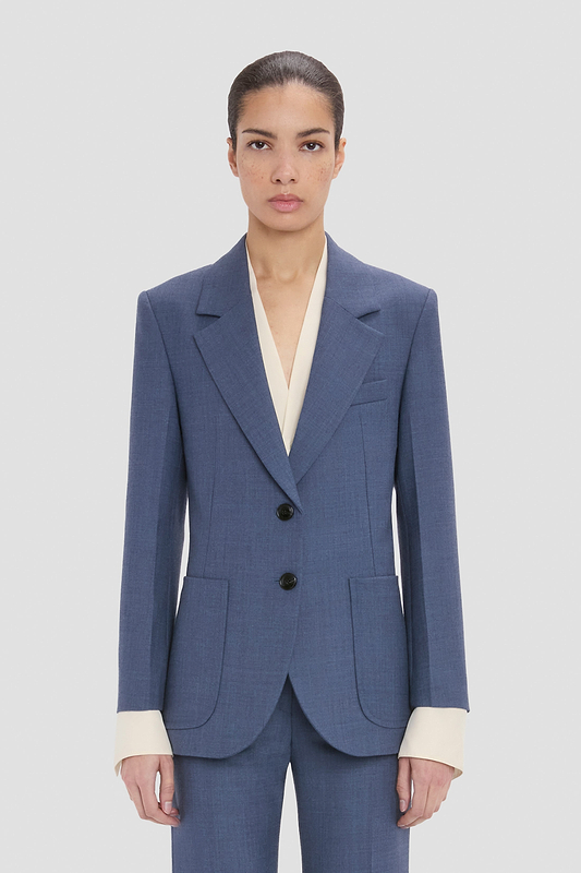 Katherine Jacket In Blue Melange