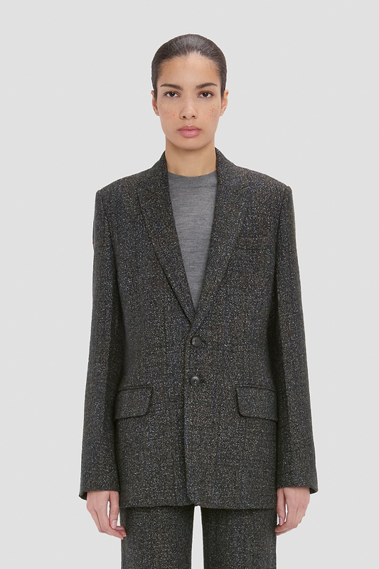 Tailored Jacket In Grey Melange