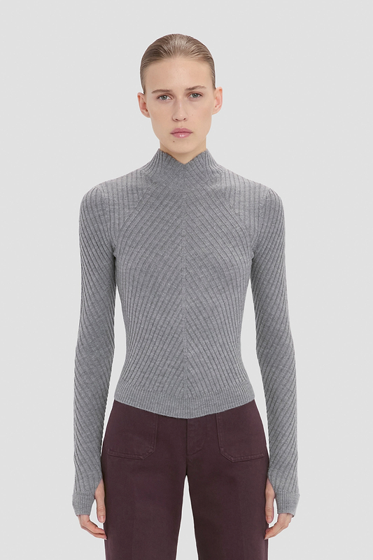 Georgia Jumper In Grey Marl