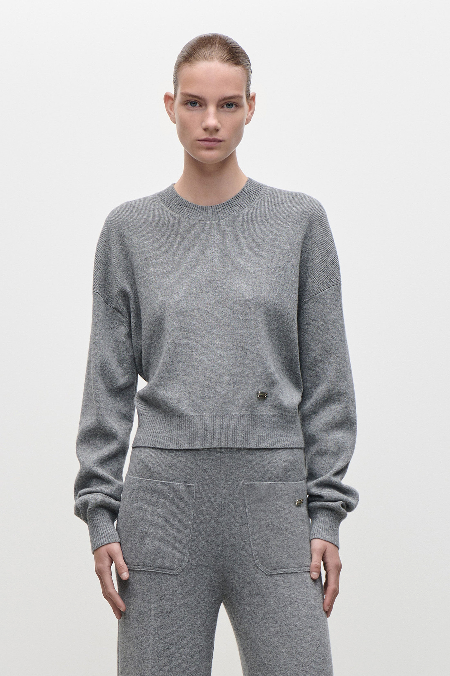 Luna Jumper In Mid Grey