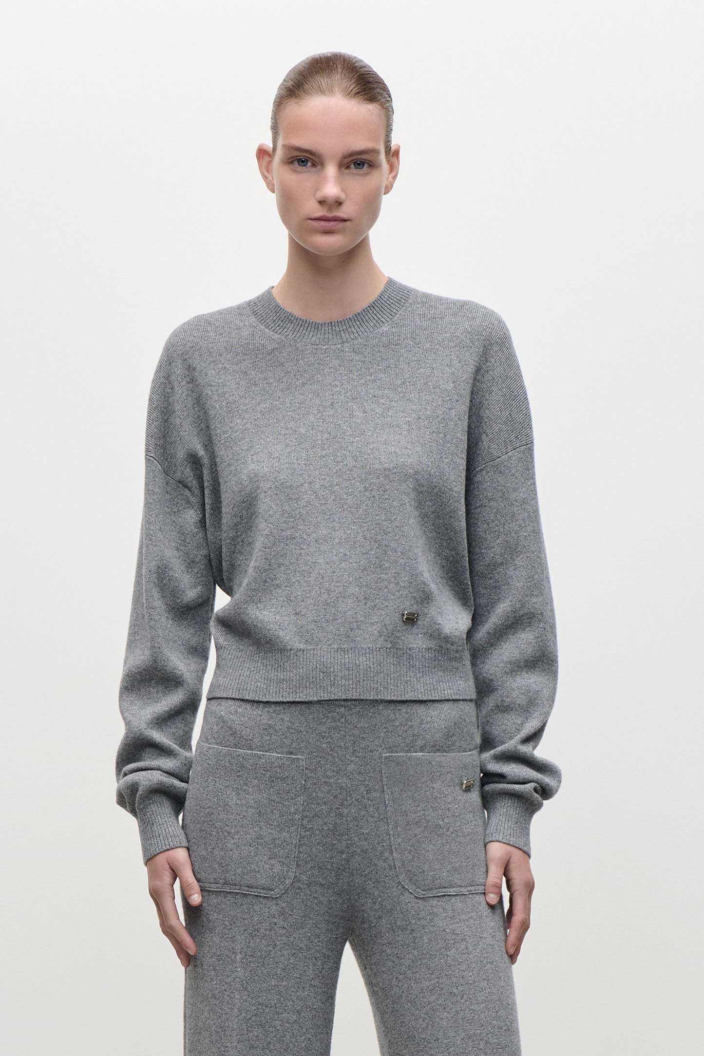 Luna Jumper In Mid Grey