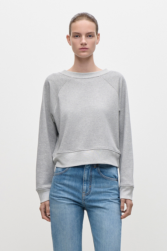 Constance Sweatshirt In Grey Marl