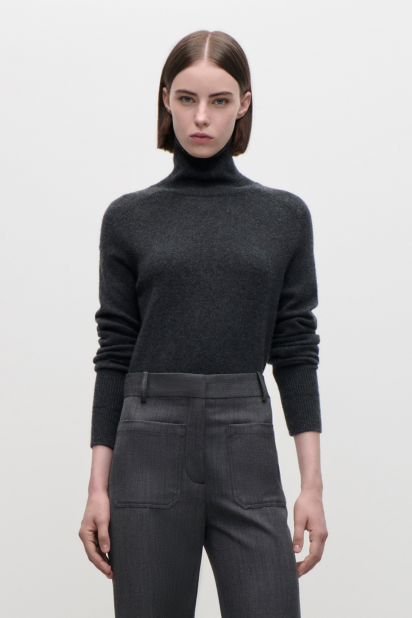 Marie Jumper In Dark Grey Melange