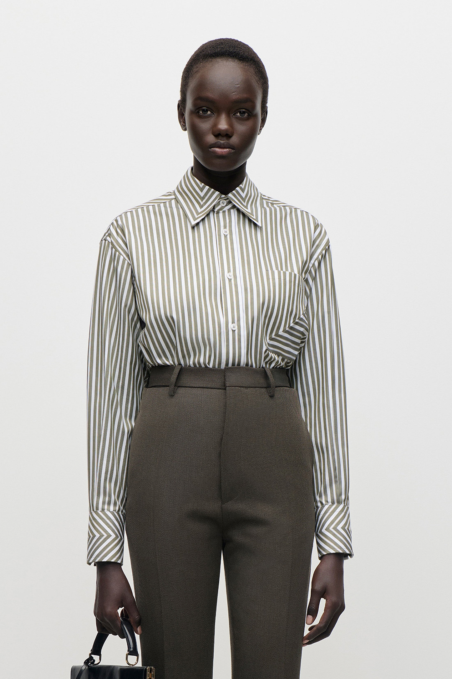 Pocket Detail Shirt In Green