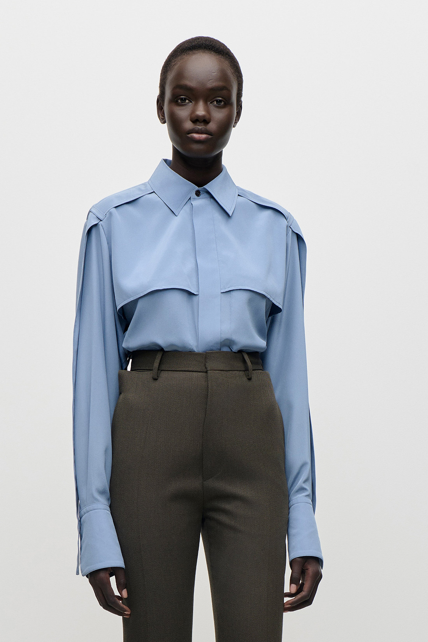 Utility Blouse In Blue