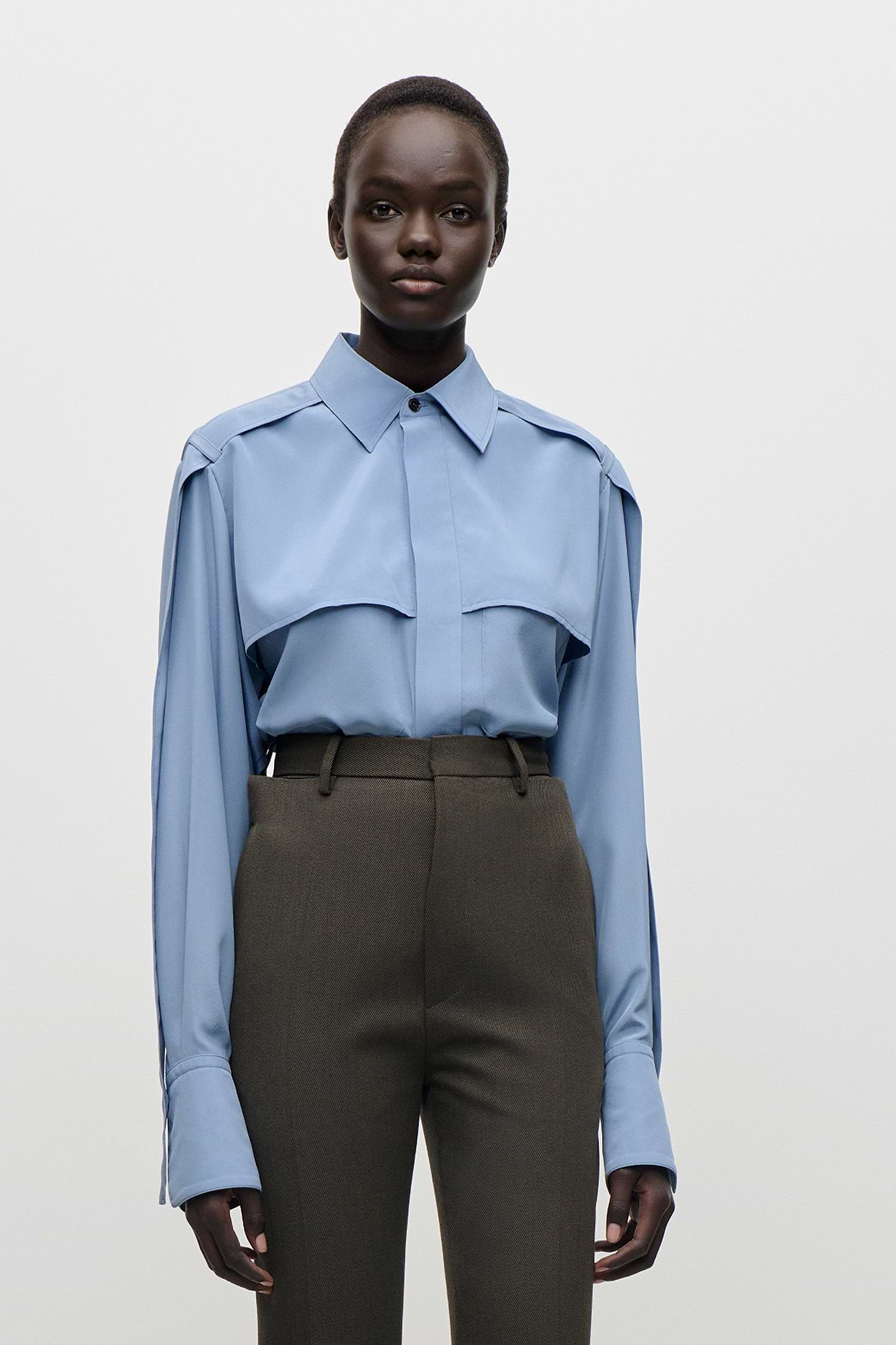 Utility Blouse In Blue