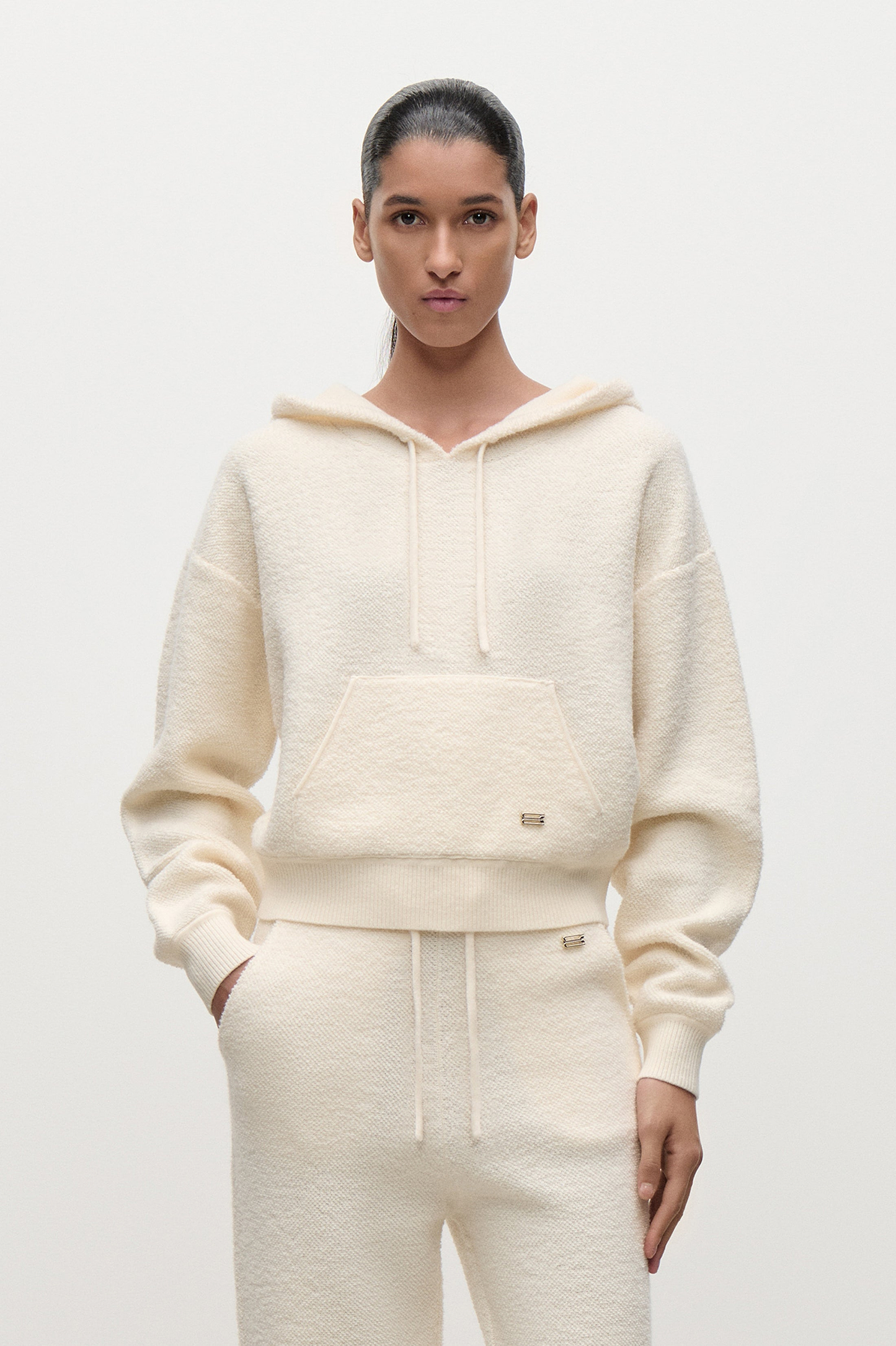 Lana Hoodie In Ivory