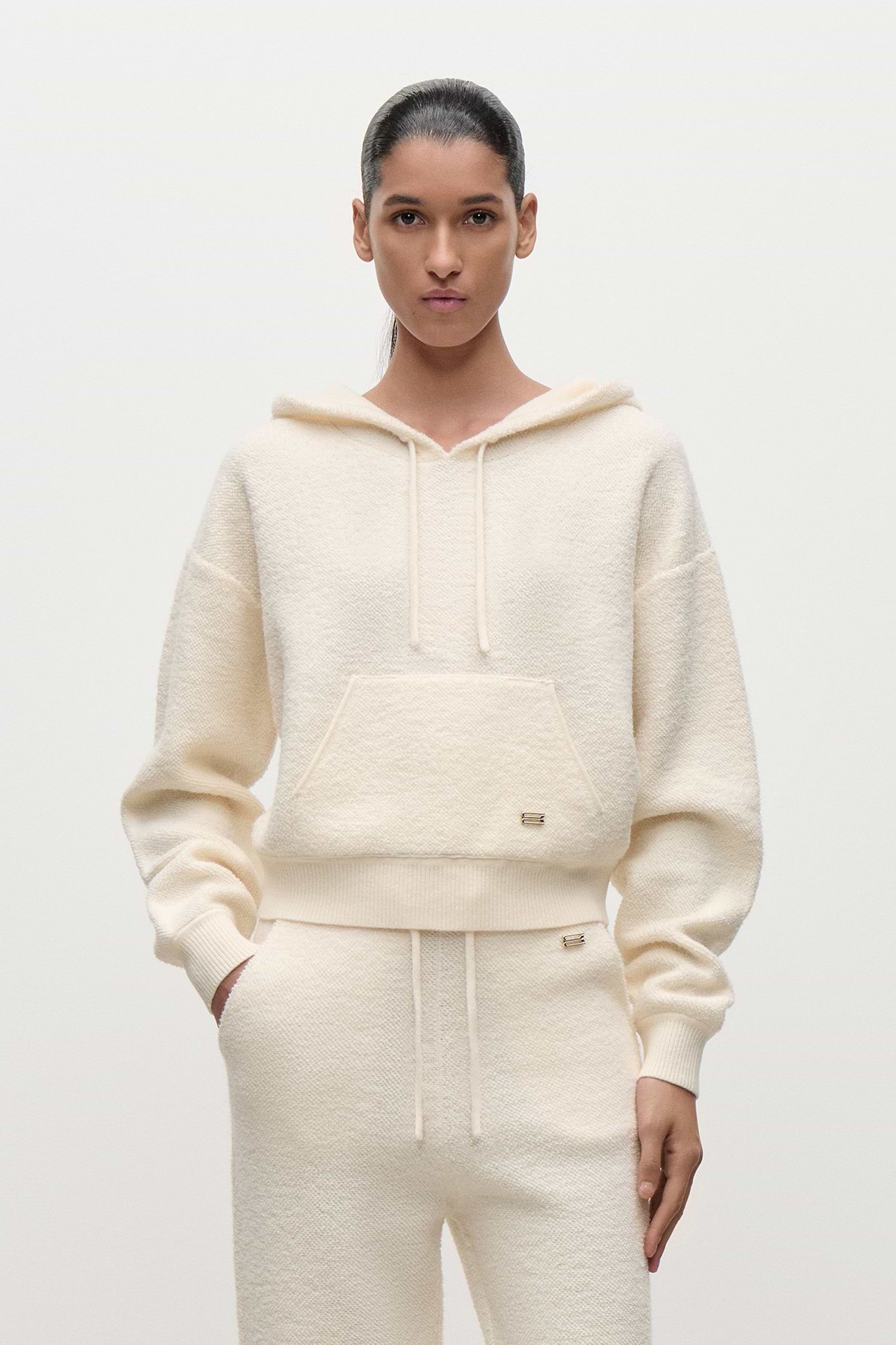 Lana Hoodie In Ivory