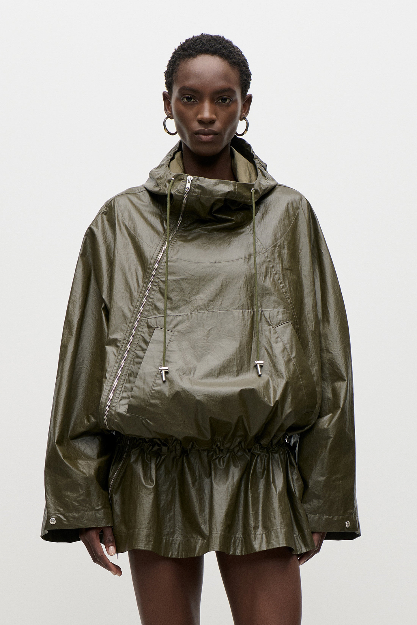 Hooded Parka In Green