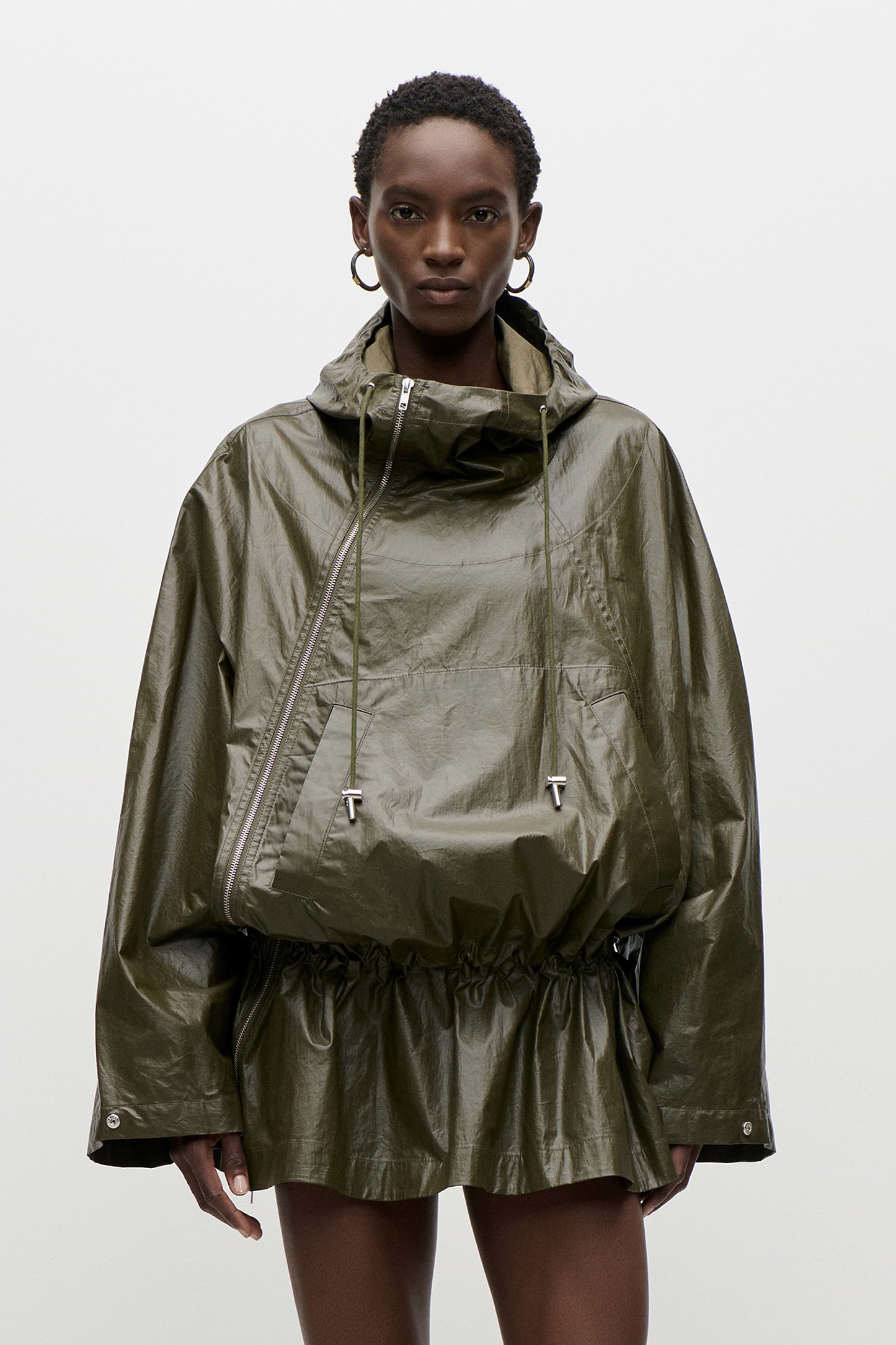Hooded Parka In Green