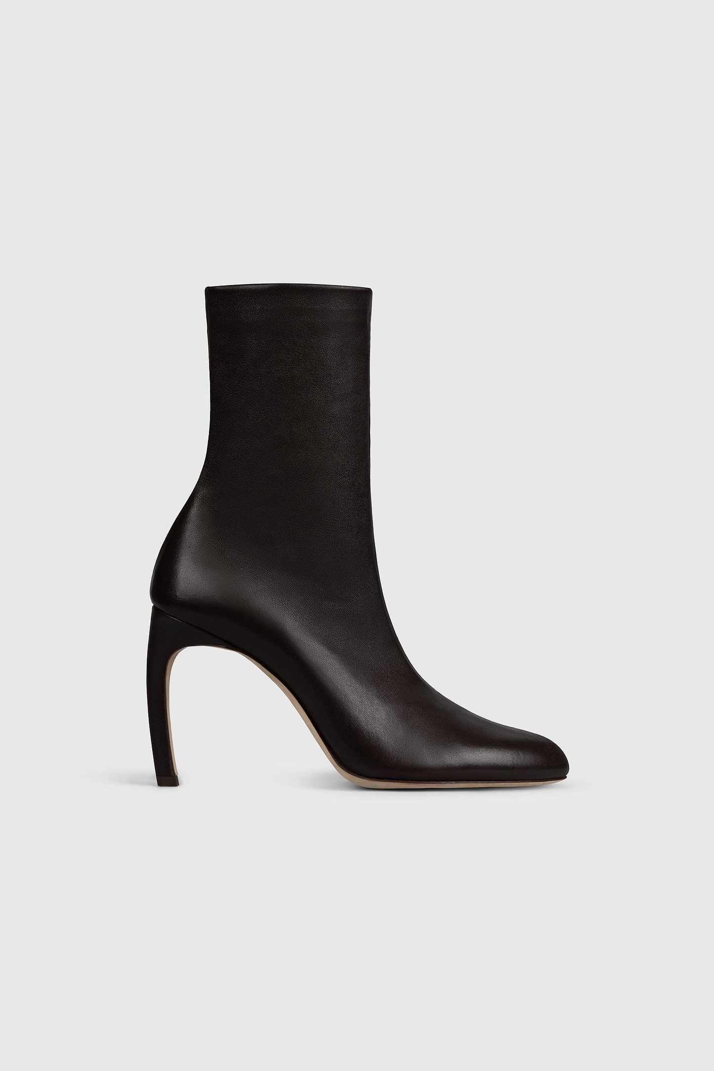 Harlow Mid Boot 100 Brown Stretch Nappa Leather