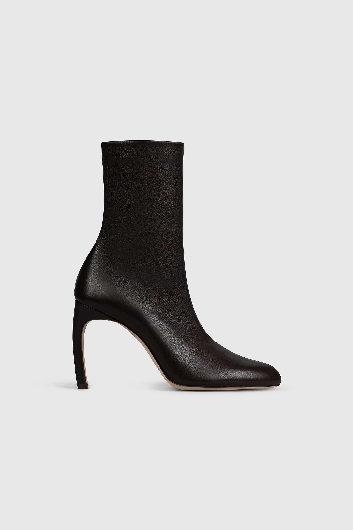 Harlow Mid Boot 100 Brown Stretch Nappa Leather