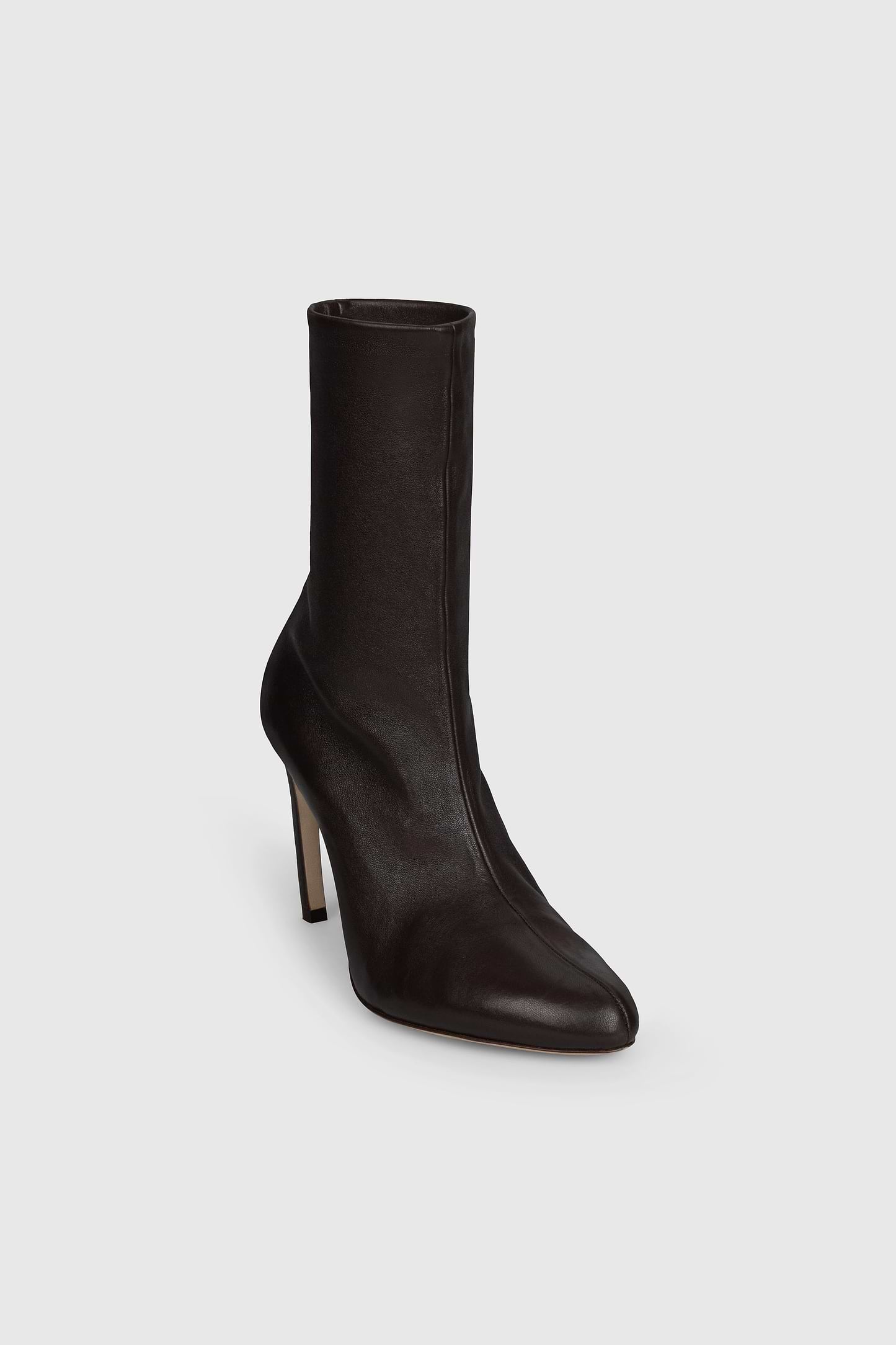 Harlow Mid Boot 100 Brown Stretch Nappa Leather