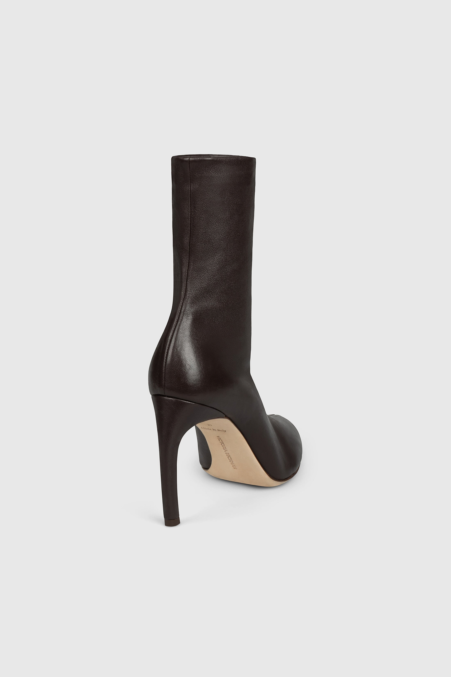 Harlow Mid Boot 100 Brown Stretch Nappa Leather