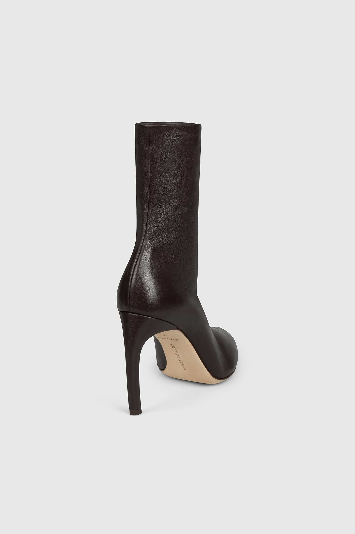 Harlow Mid Boot 100 Brown Stretch Nappa Leather