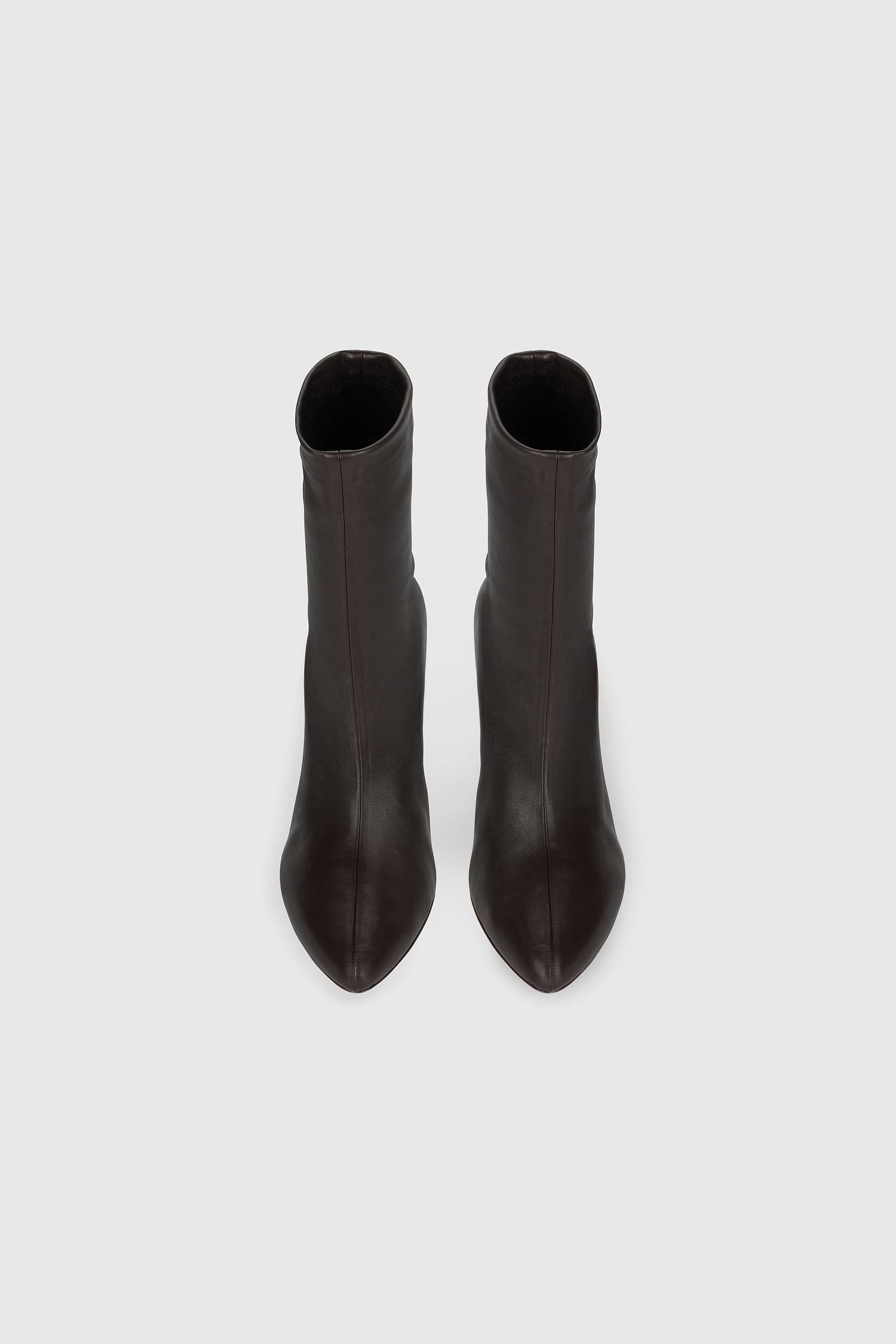 Harlow Mid Boot 100 Brown Stretch Nappa Leather
