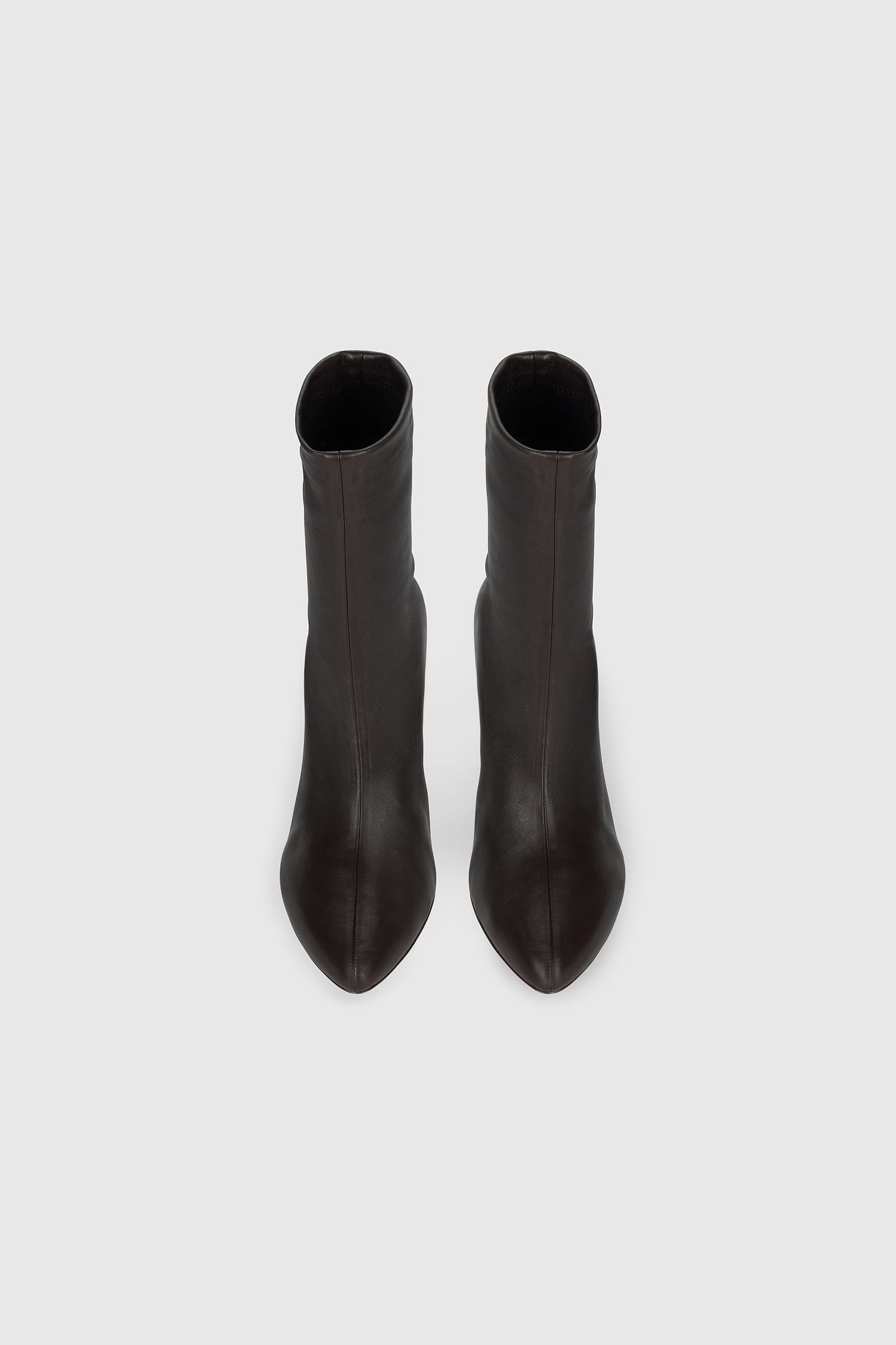 Harlow Mid Boot 100 Brown Stretch Nappa Leather