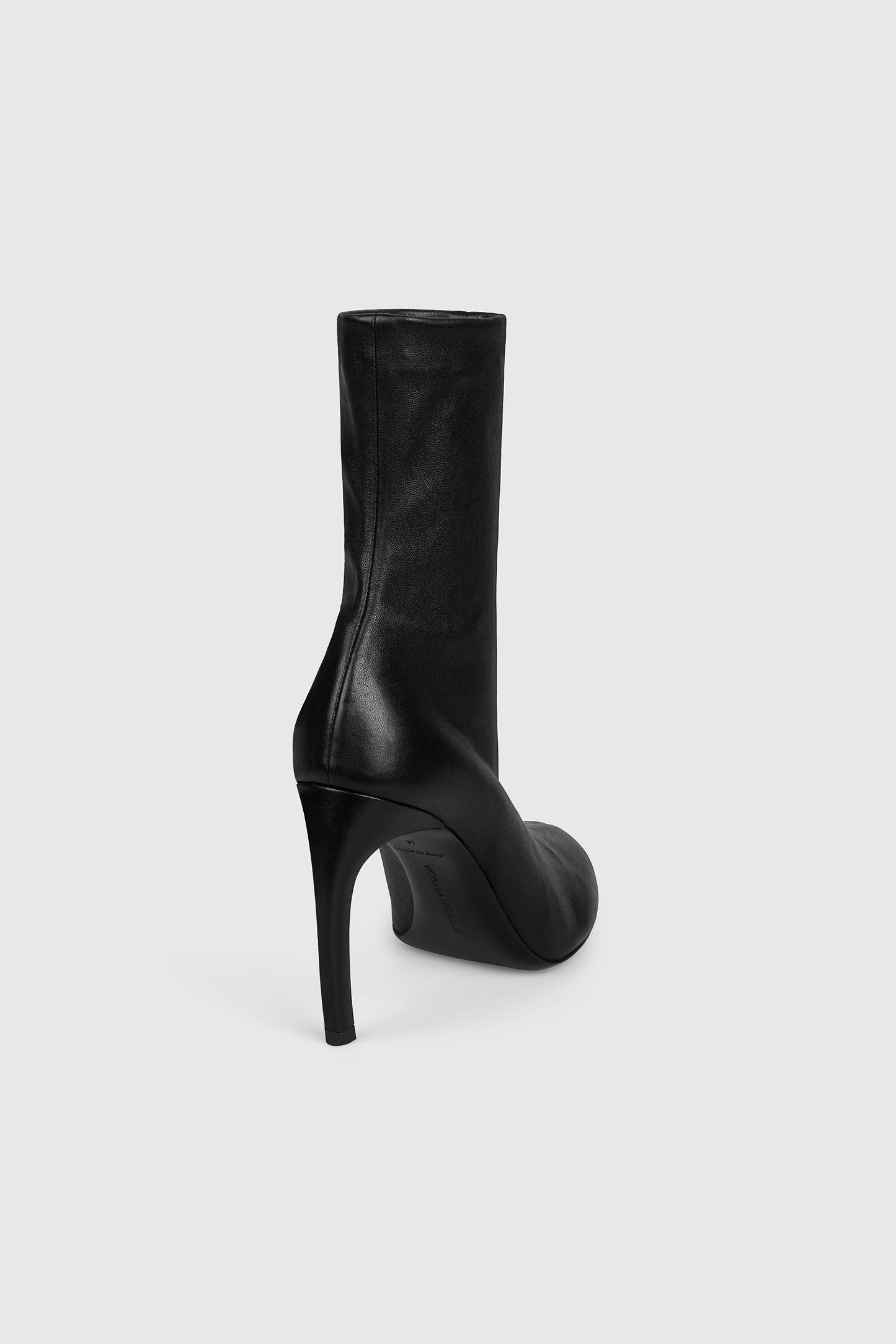 Harlow Mid Boot 100 Black Stretch Nappa Leather