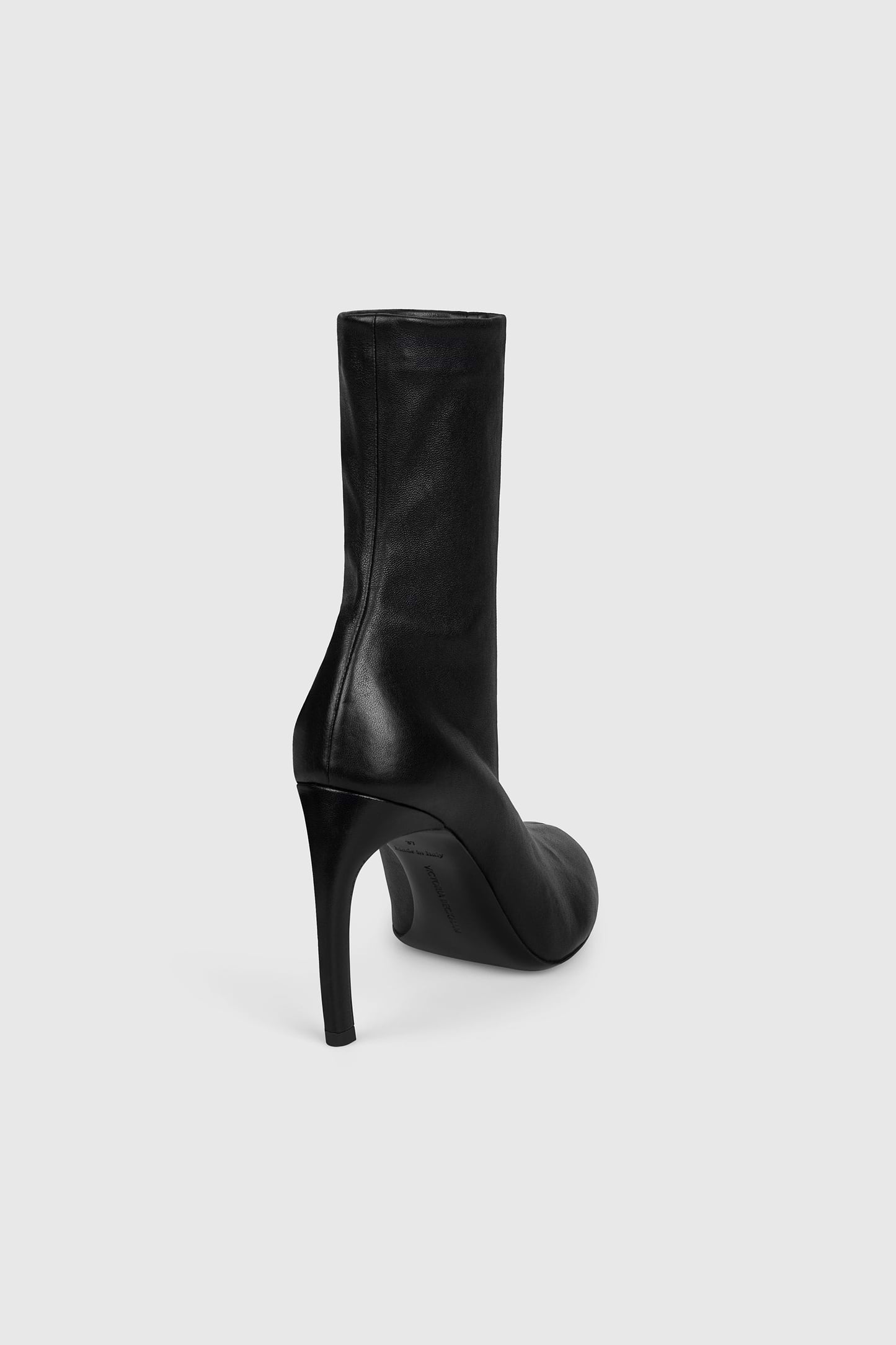 Harlow Mid Boot 100 Black Stretch Nappa Leather
