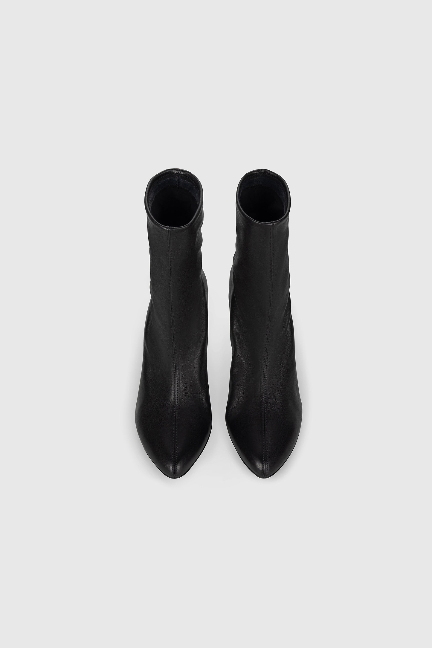 Harlow Mid Boot 100 Black Stretch Nappa Leather
