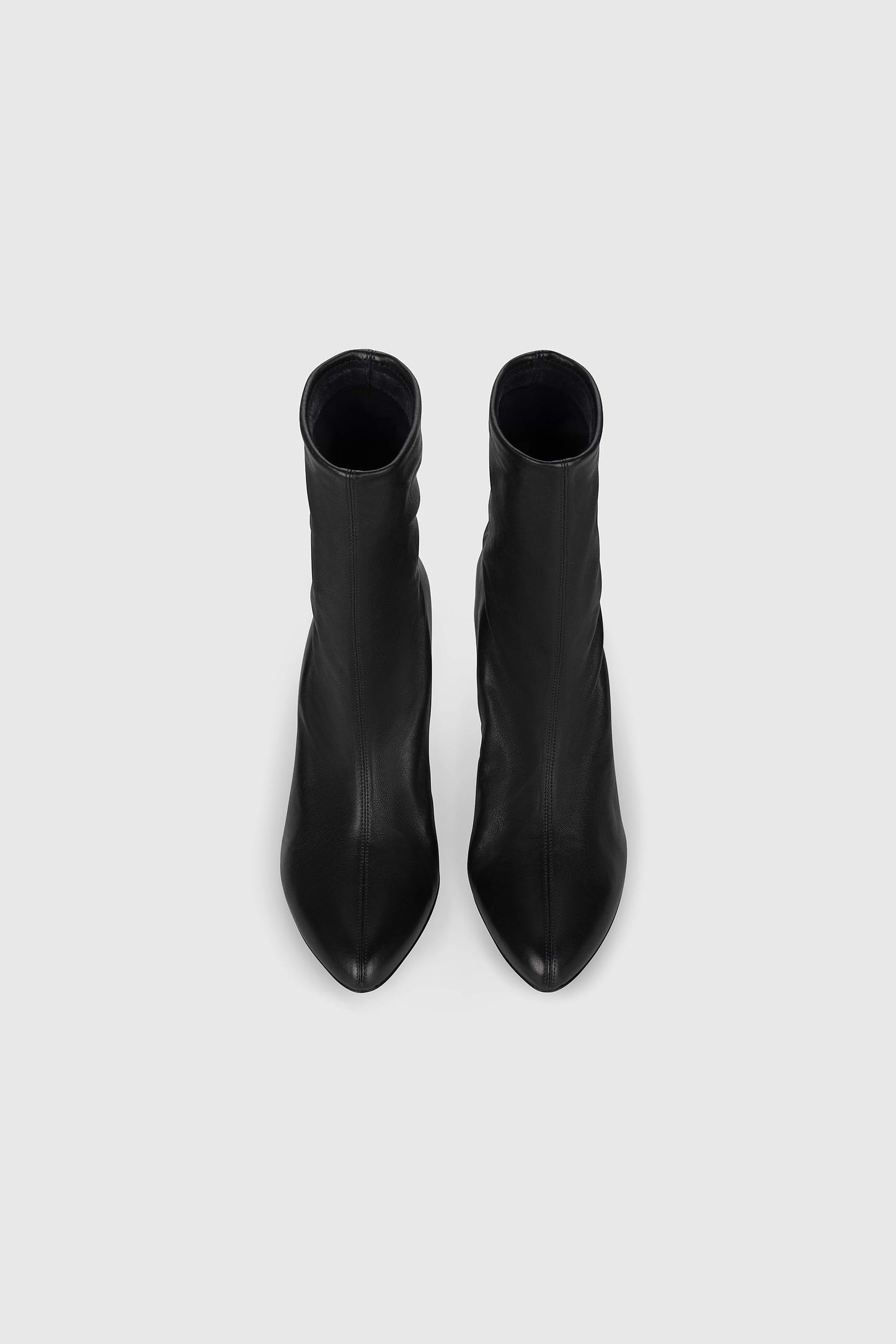 Harlow Mid Boot 100 Black Stretch Nappa Leather