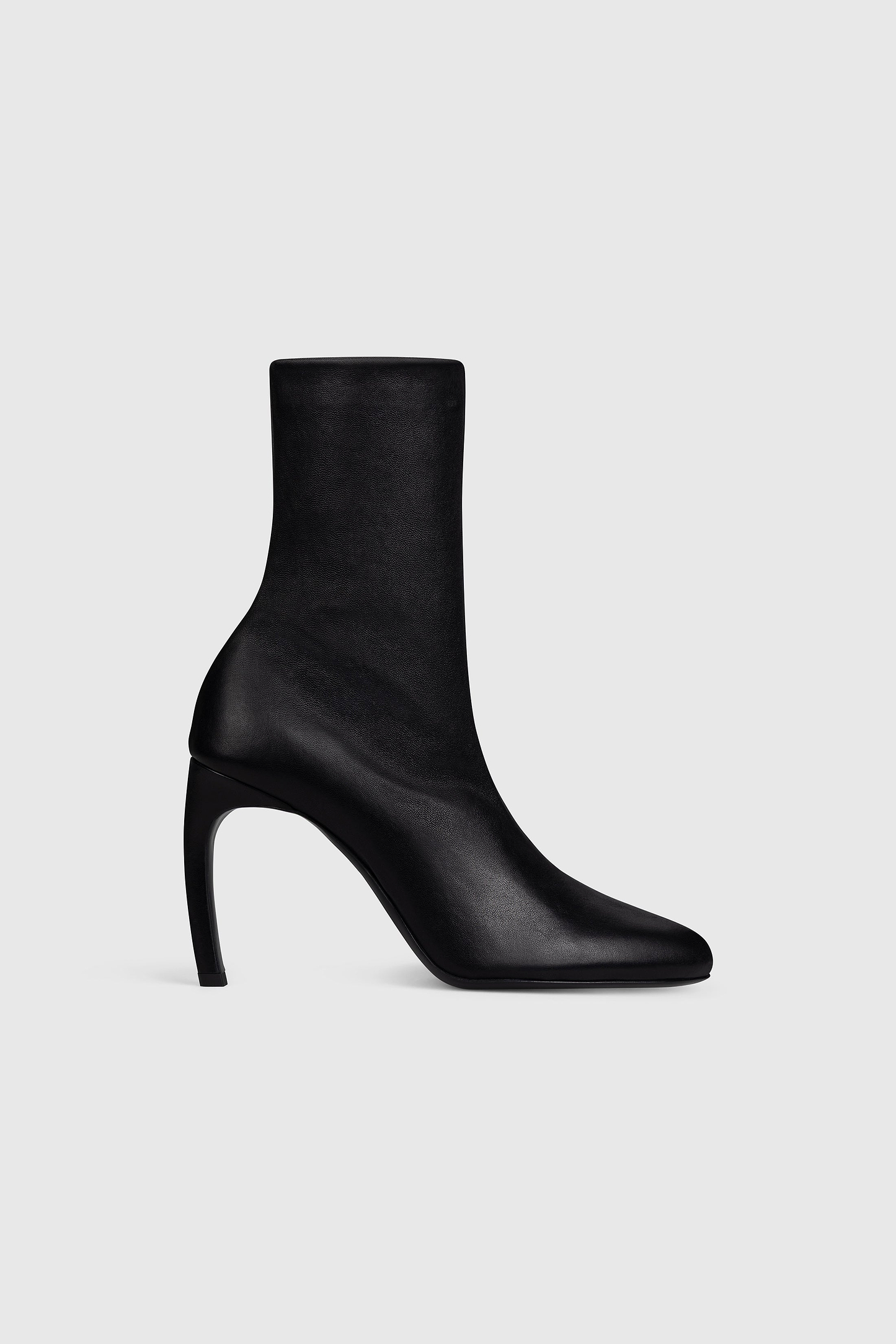 Harlow Mid Boot 100 Black Stretch Nappa Leather
