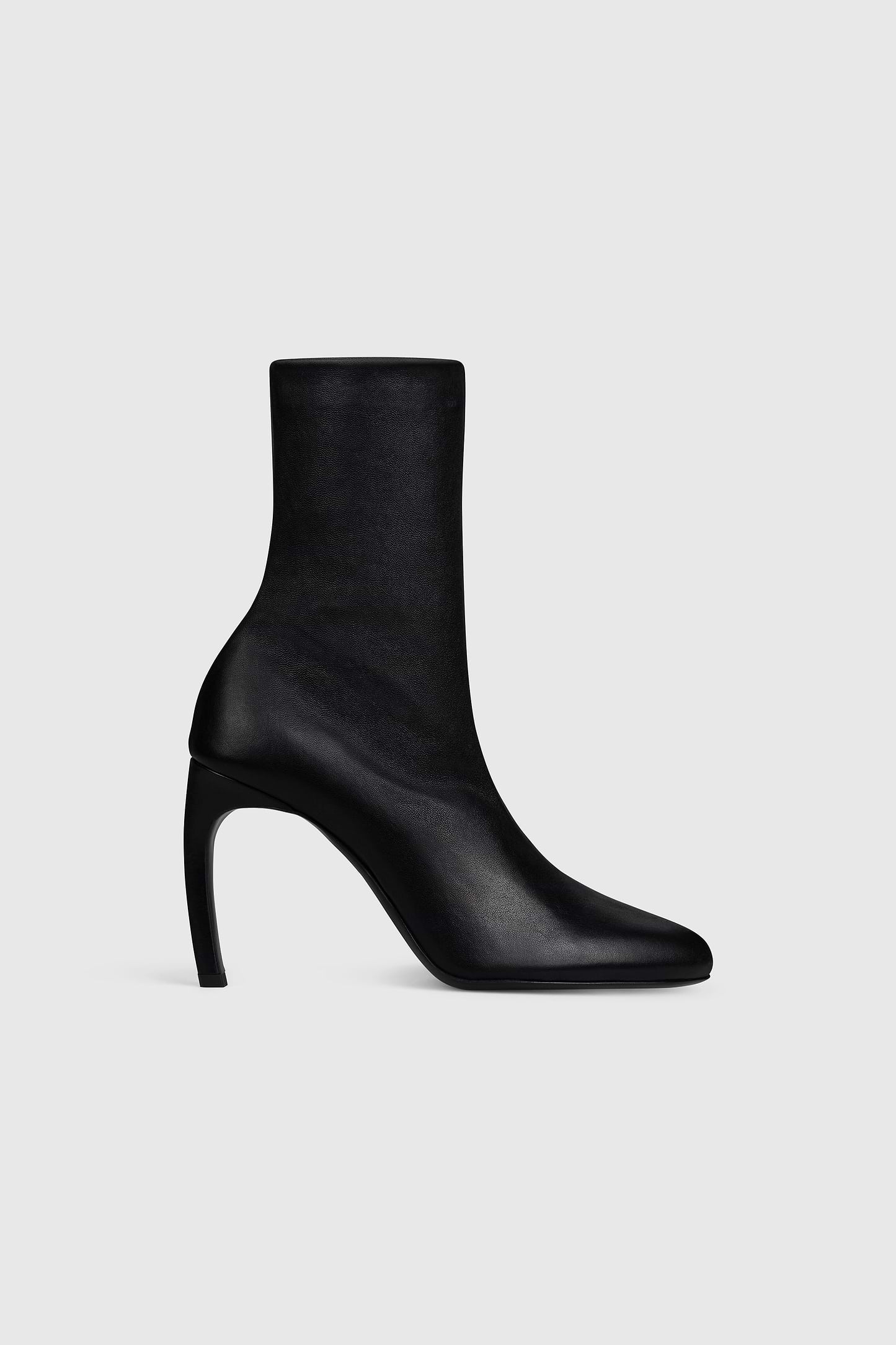 Harlow Mid Boot 100 Black Stretch Nappa Leather