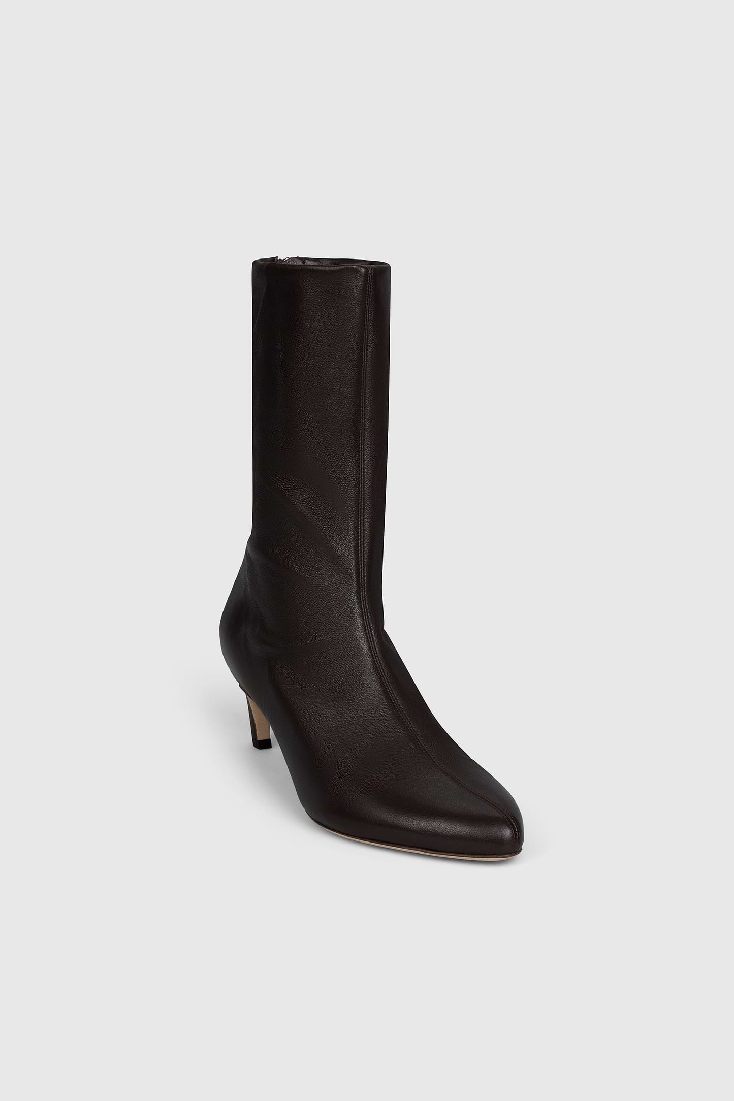 Harlow Mid Boot 55 Brown Stretch Nappa Leather