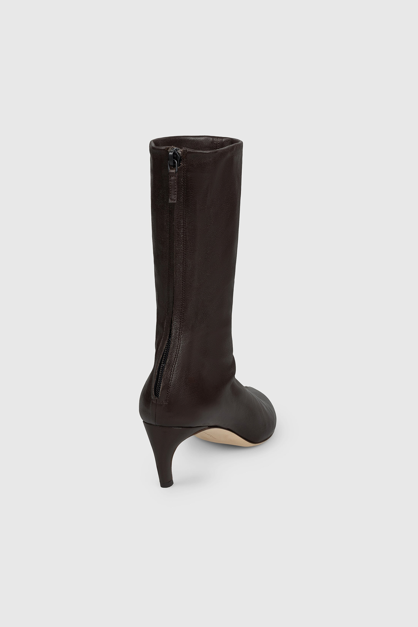 Harlow Mid Boot 55 Brown Stretch Nappa Leather