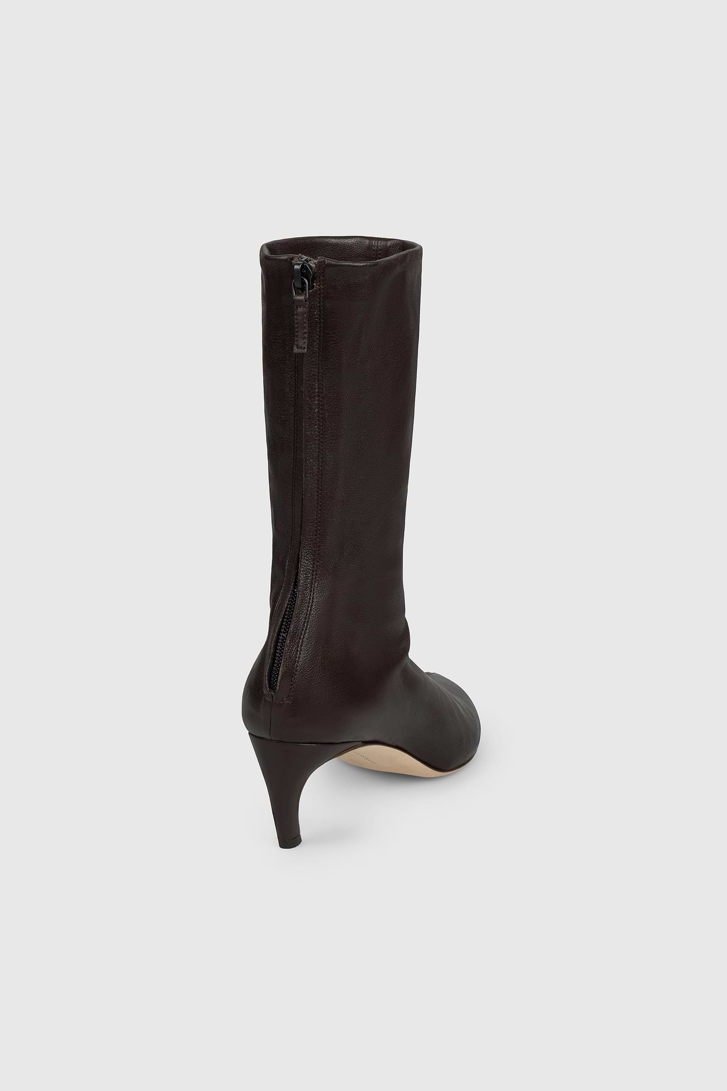 Harlow Mid Boot 55 Brown Stretch Nappa Leather