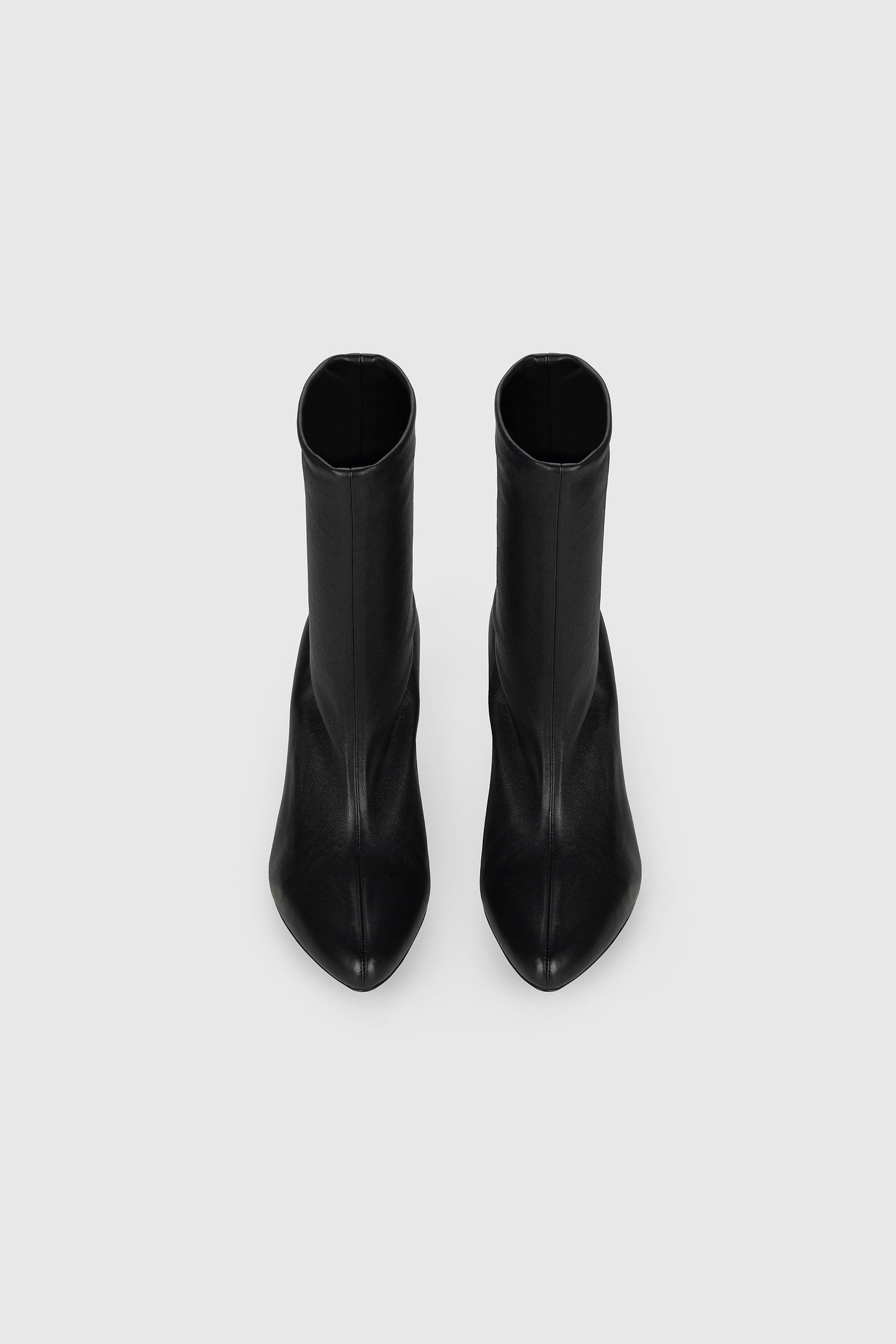 Harlow Mid Boot 55 Black Stretch Nappa Leather