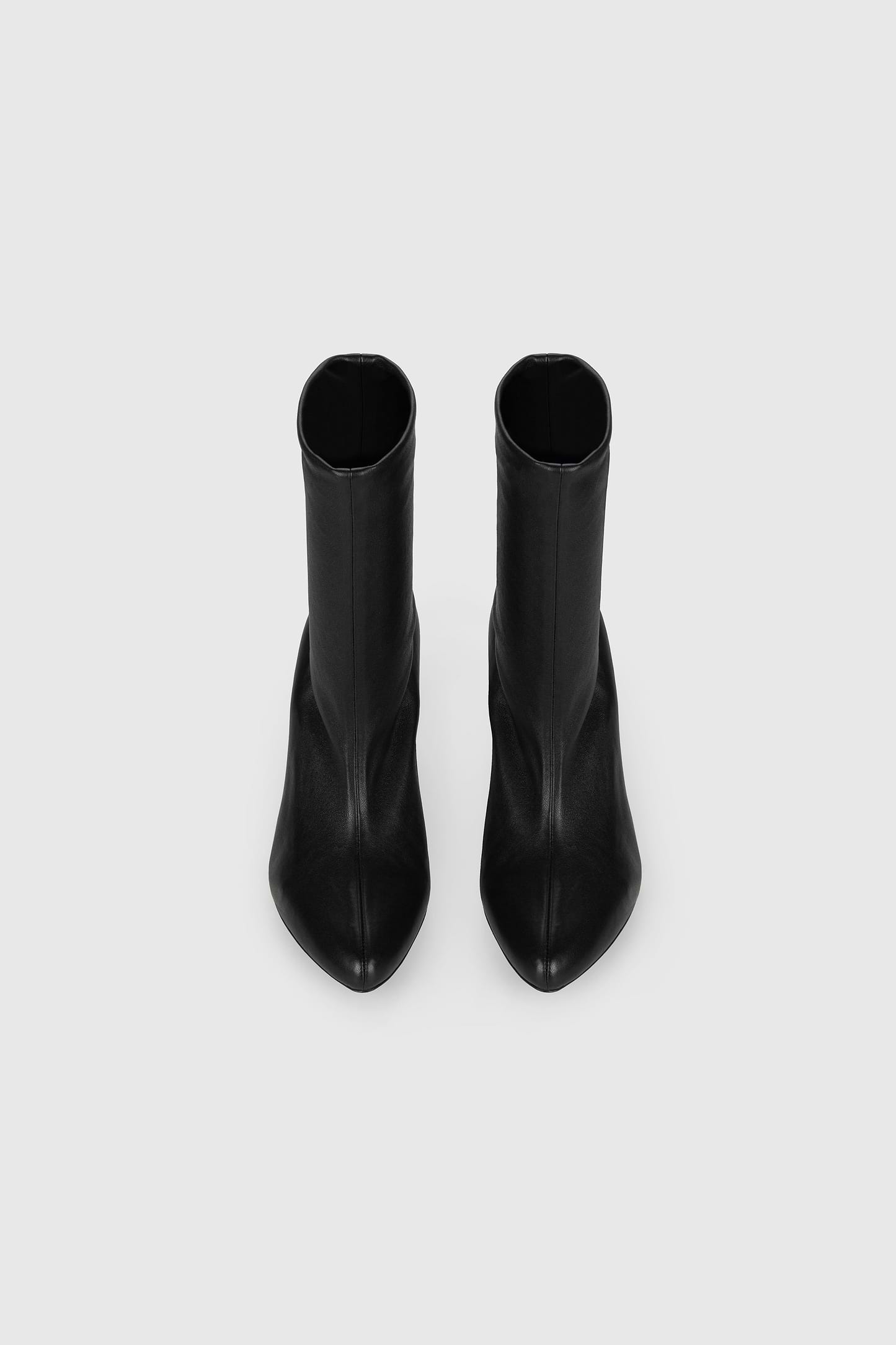 Harlow Mid Boot 55 Black Stretch Nappa Leather